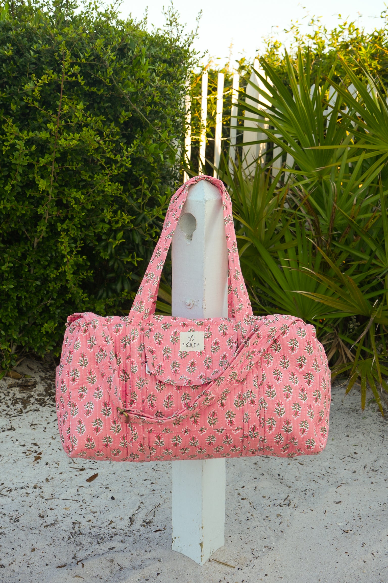 Pink Milan Duffle Bag