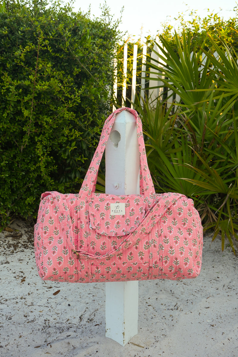 Pink Milan Duffel Bag – Poeta