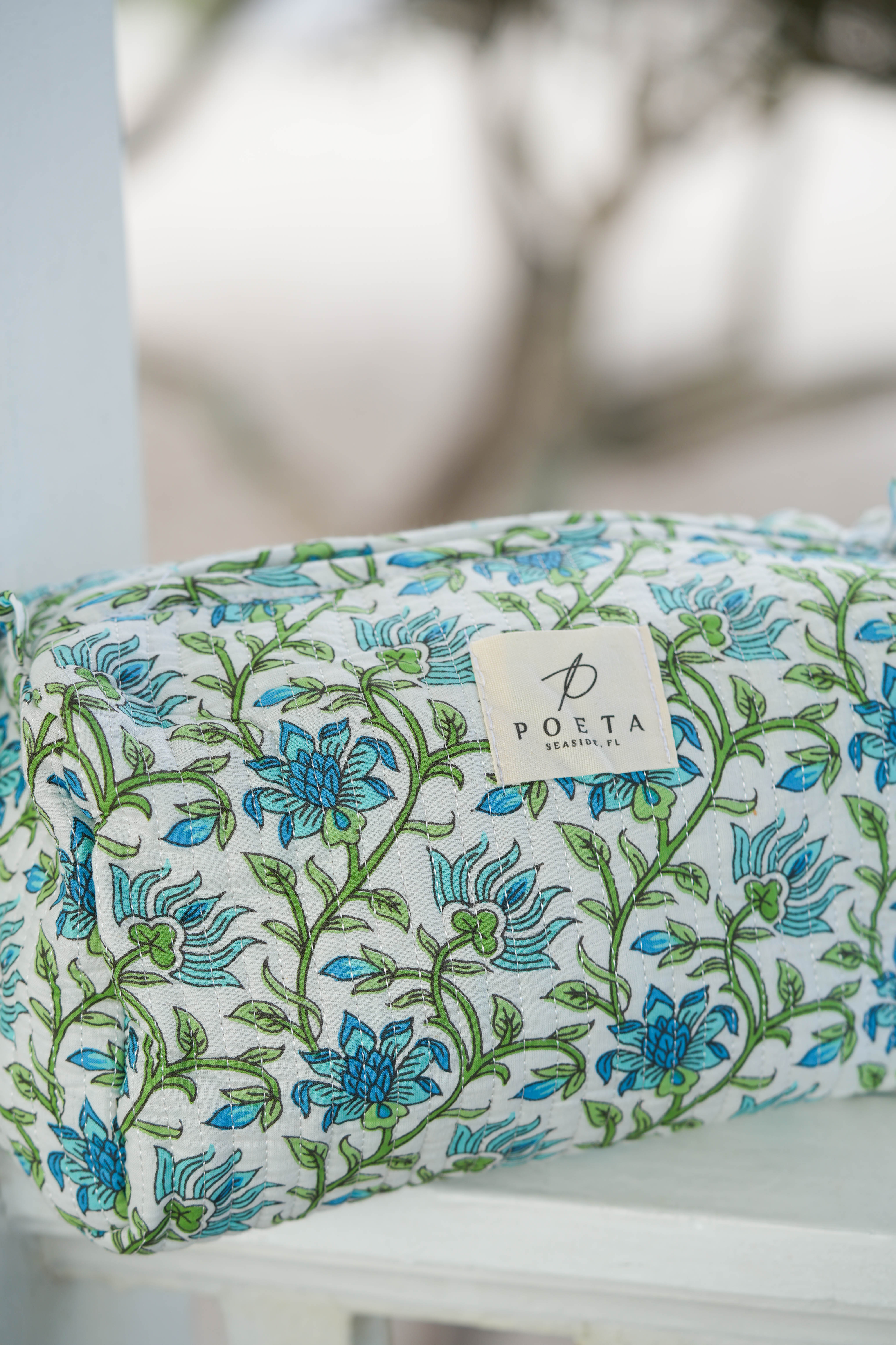 Blue Brescia Cosmetic Bag