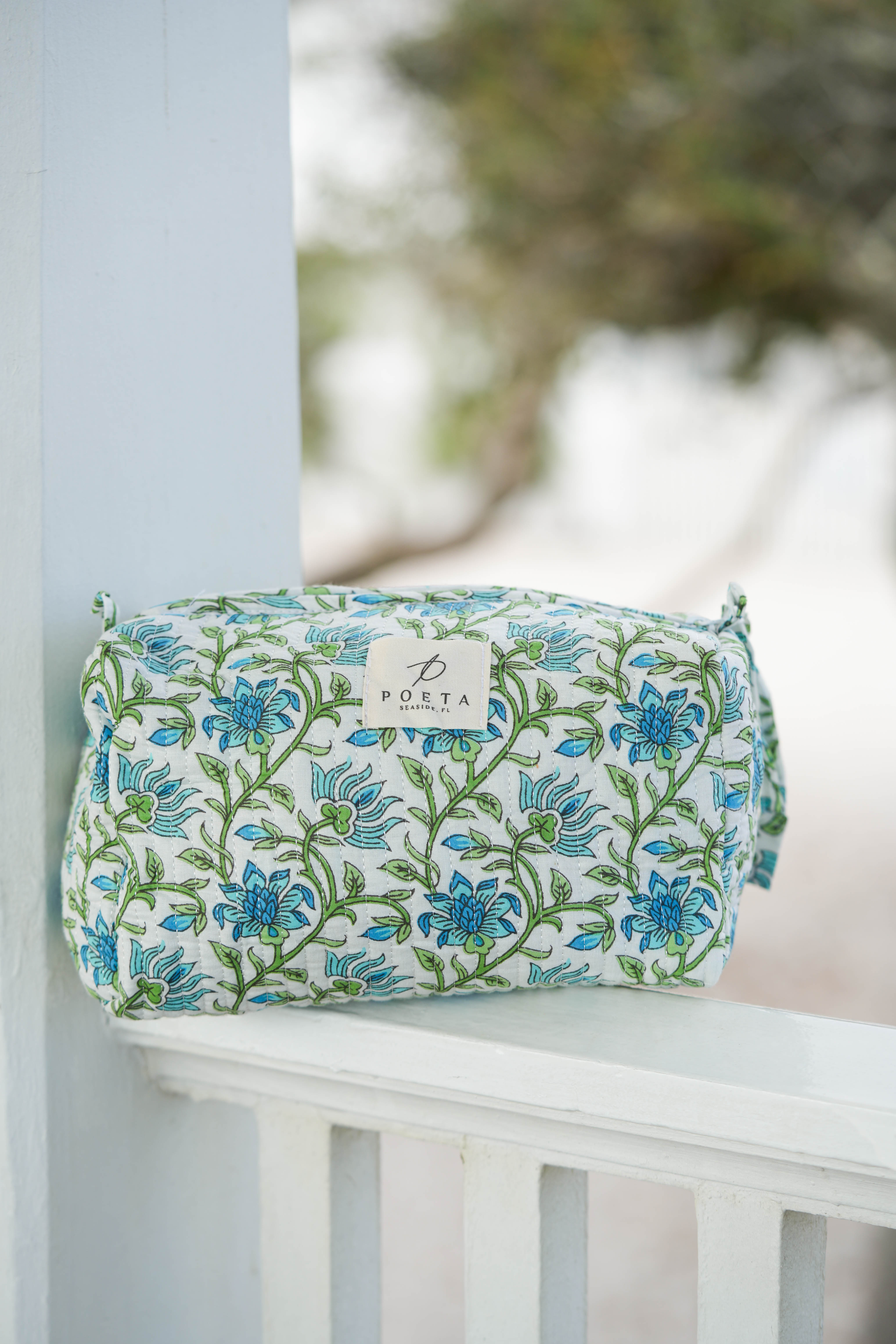 Blue Brescia Cosmetic Bag