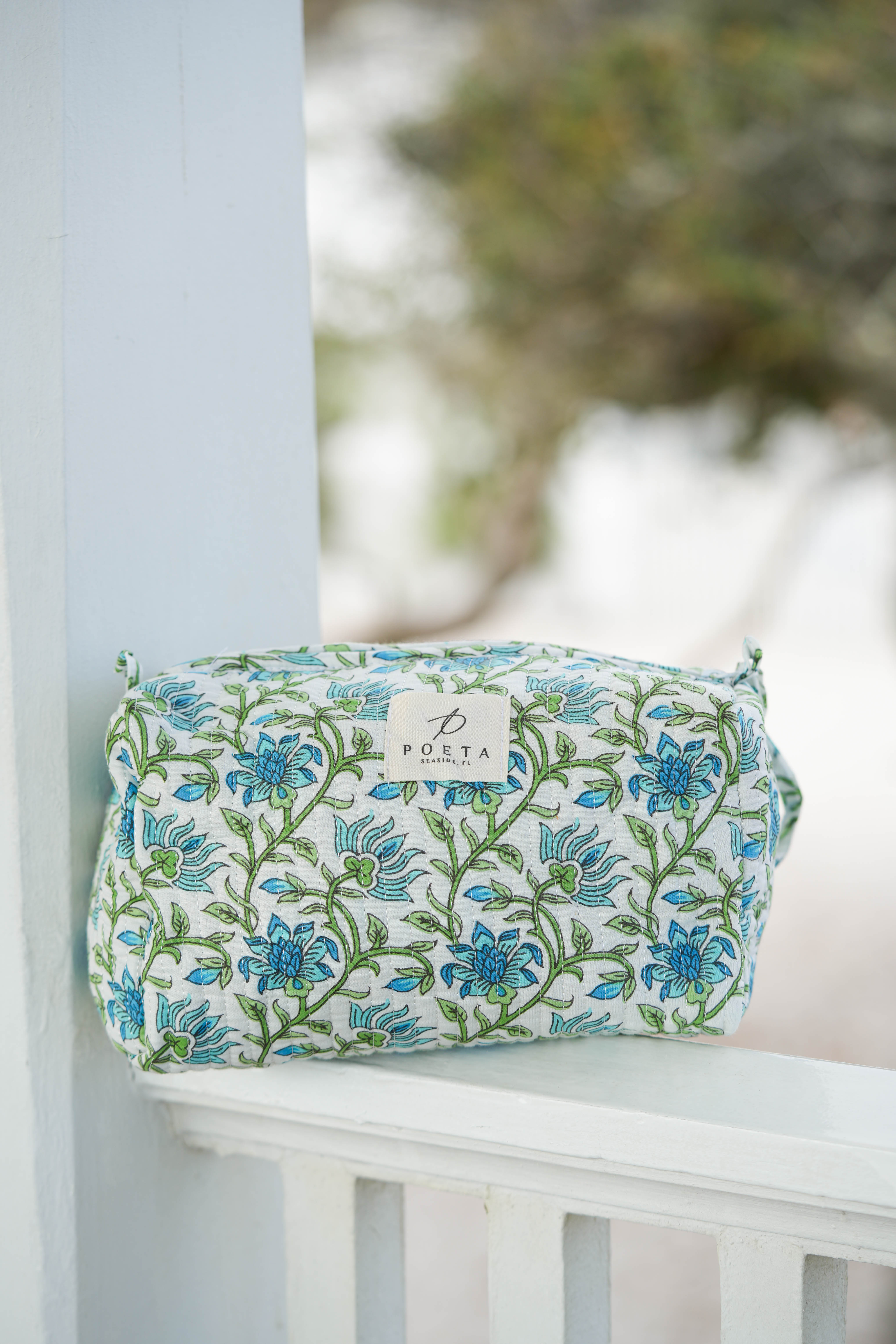 Blue Brescia Cosmetic Bag