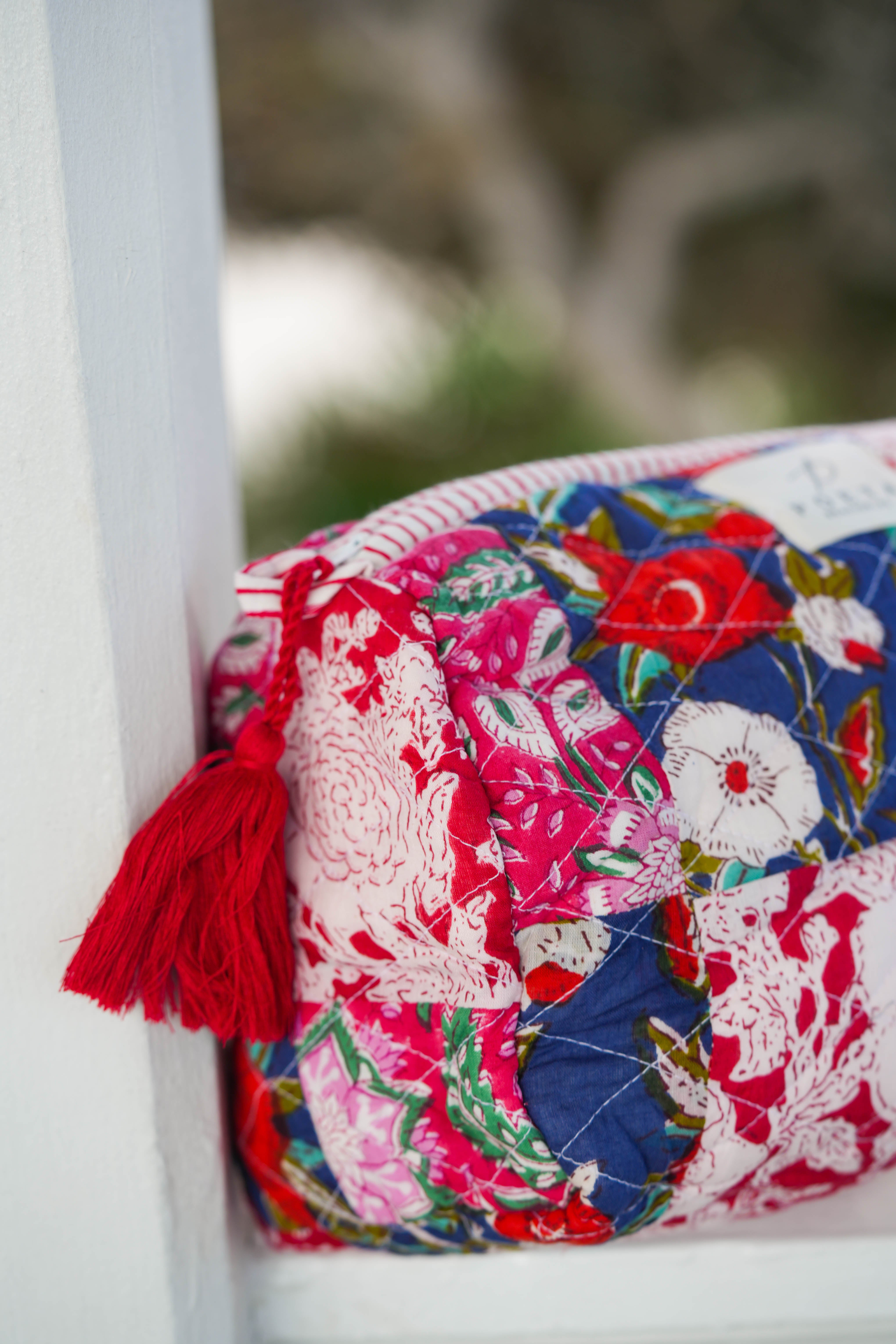 Roma Patchwork Cosmetic Bag
