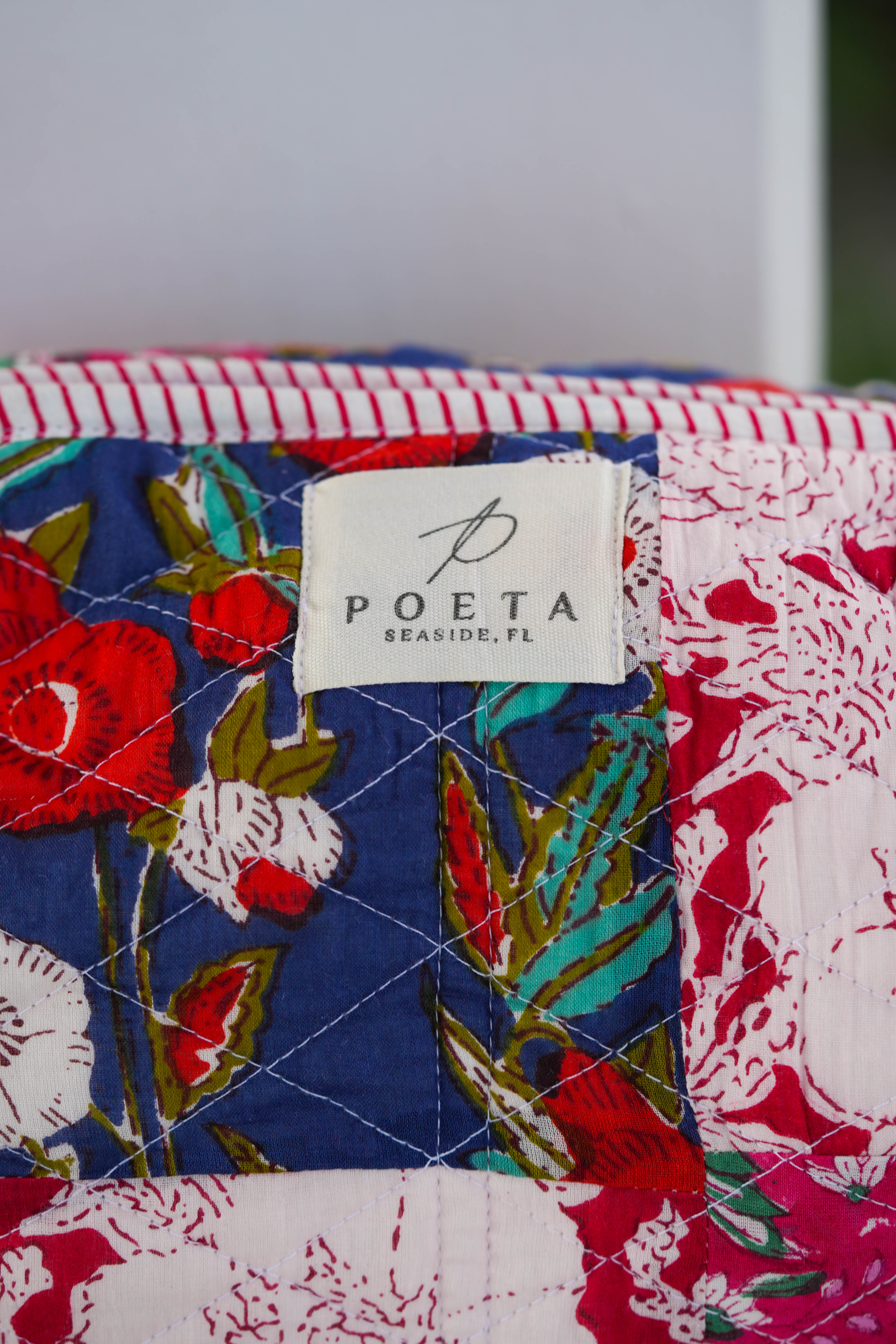 Roma Patchwork Cosmetic Bag