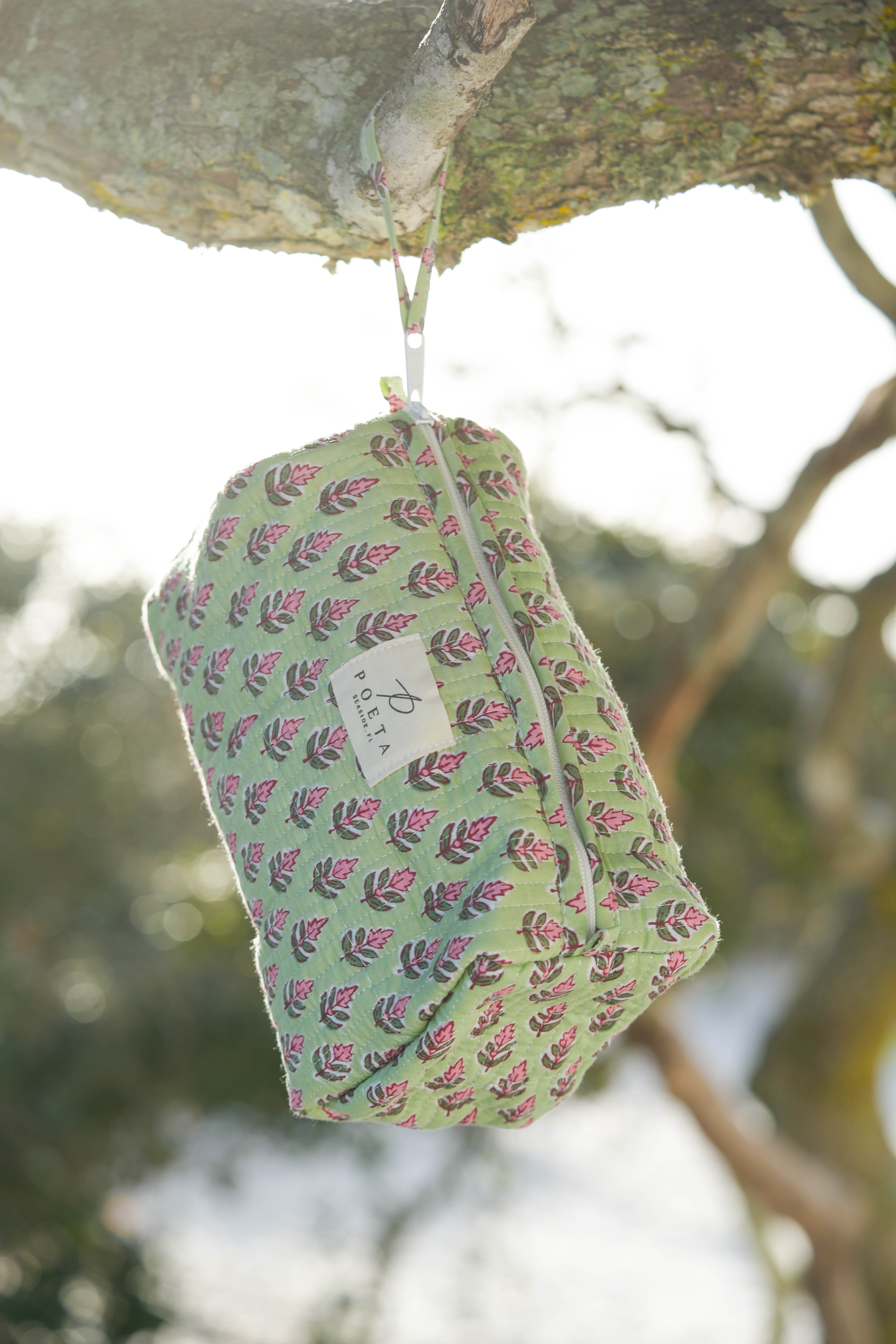 Green Garden Cosmetic Bag