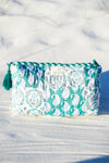 Lake Como Patchwork Cosmetic Bag