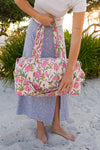 Pink Dandelion Duffle Bag