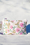 Pink Dandelion Wristlet