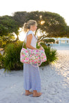 Pink Dandelion Duffle Bag