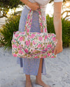 Pink Dandelion Duffle Bag