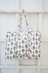 In Bloom Zipper Tote