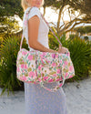 Pink Dandelion Duffle Bag