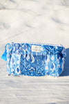 Blue Grotto Patchwork Cosmetic Bag