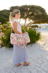 Pink Dandelion Duffle Bag