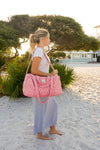 Pink Milan Duffle Bag