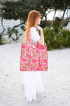 Pink Garden Tote