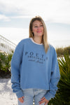 Light Blue Sweatshirt