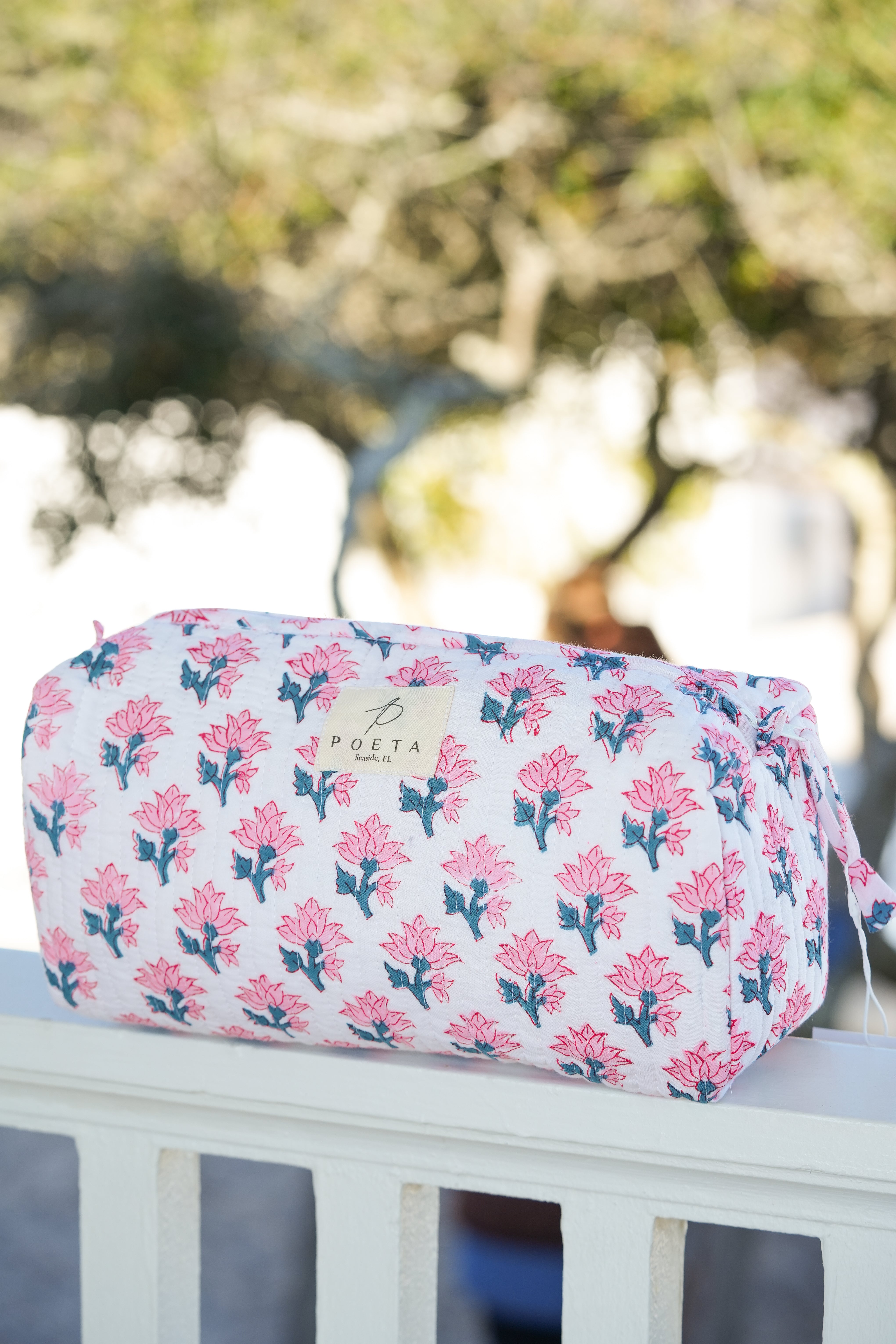 Pink Capri Cosmetic Bag