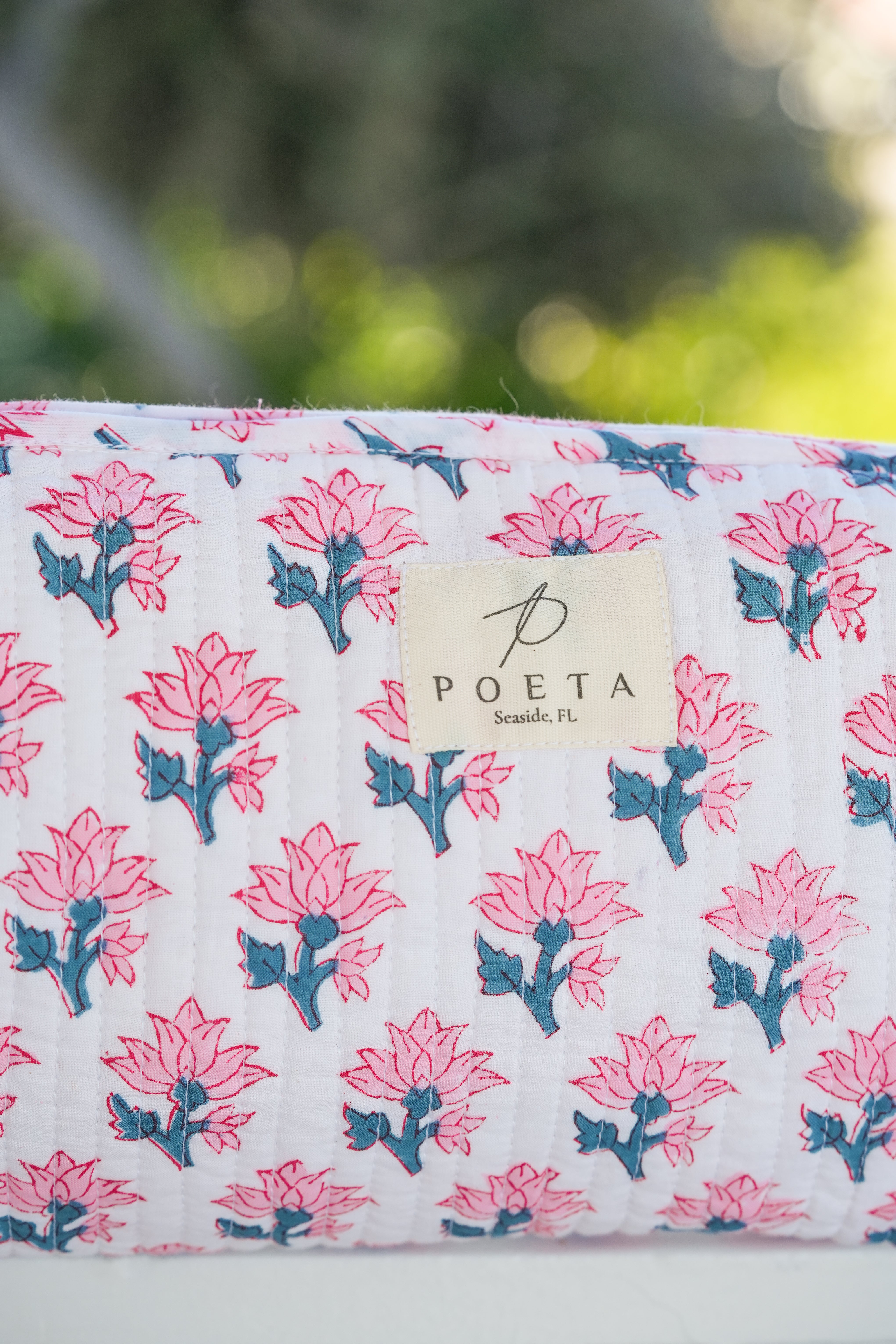 Pink Capri Cosmetic Bag