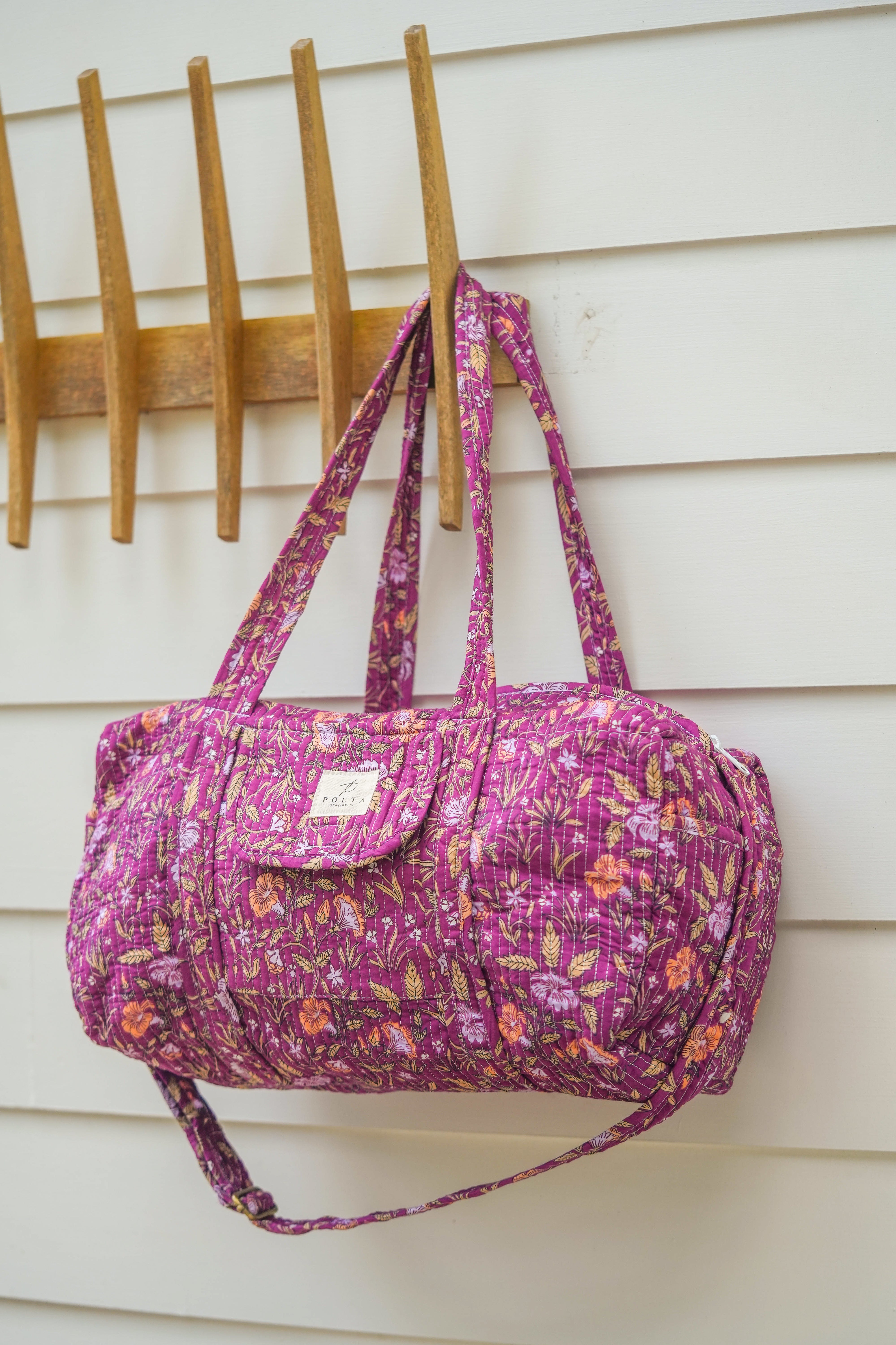 Plum Duffle Bag