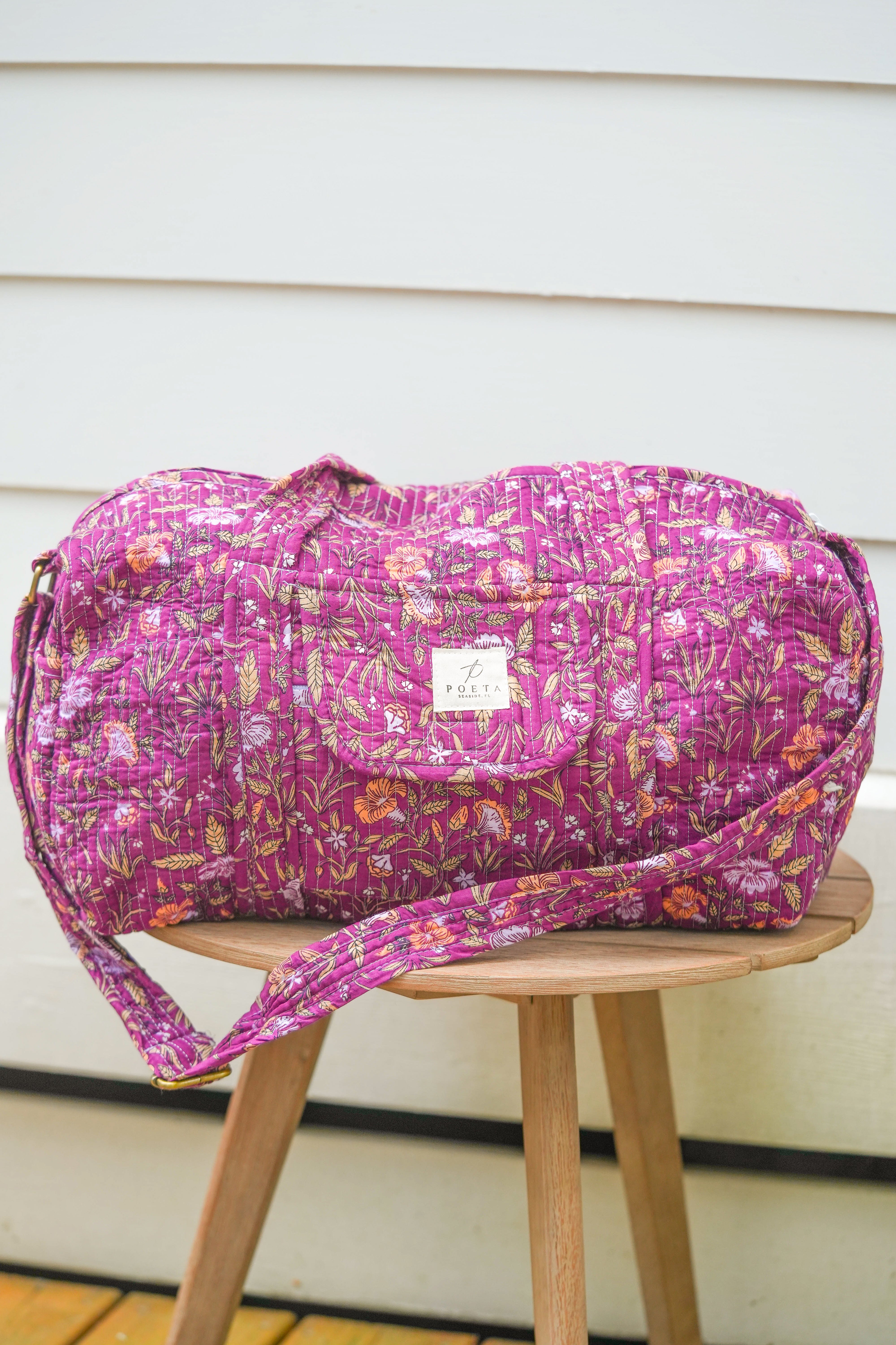 Plum Duffle Bag