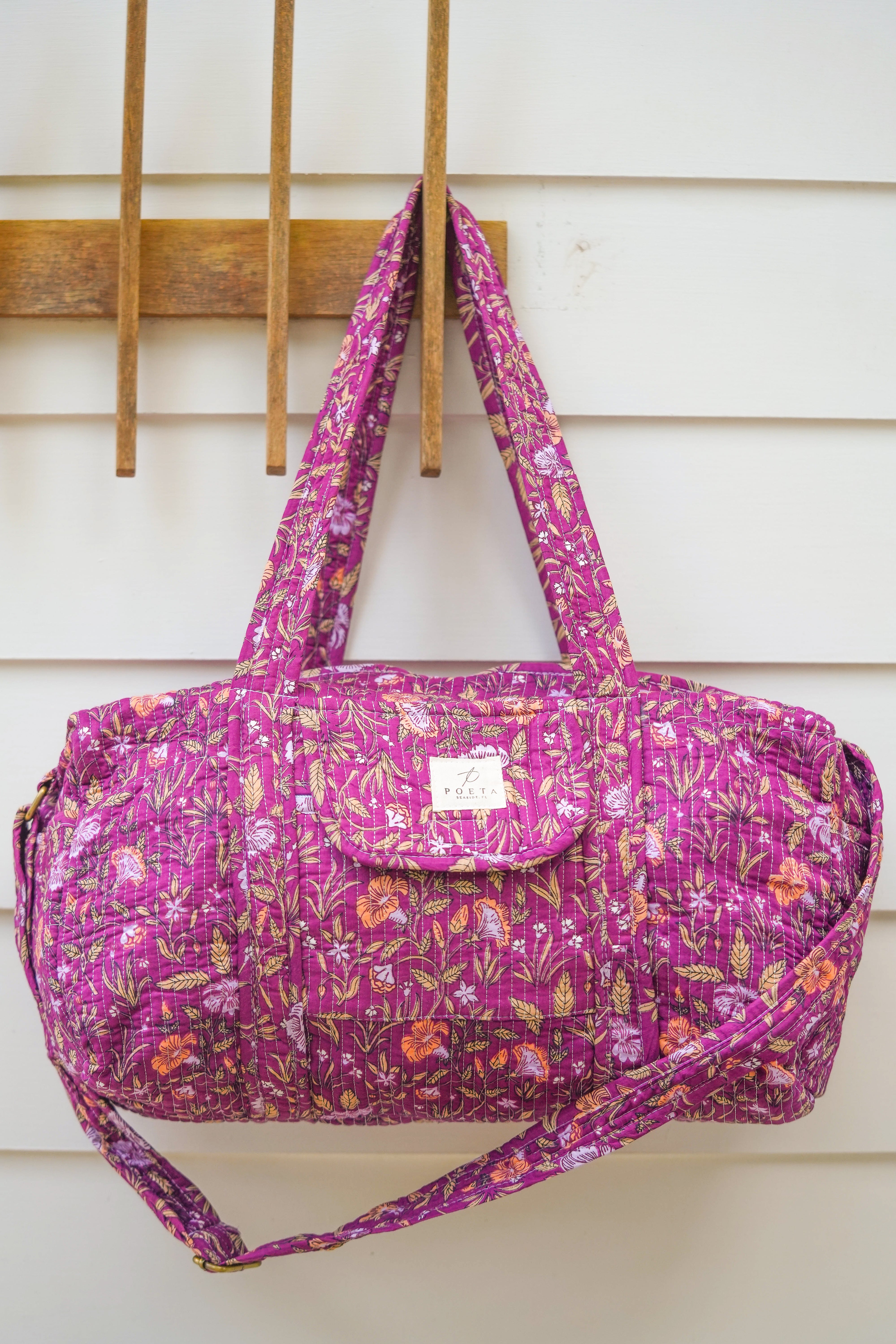 Plum Duffle Bag