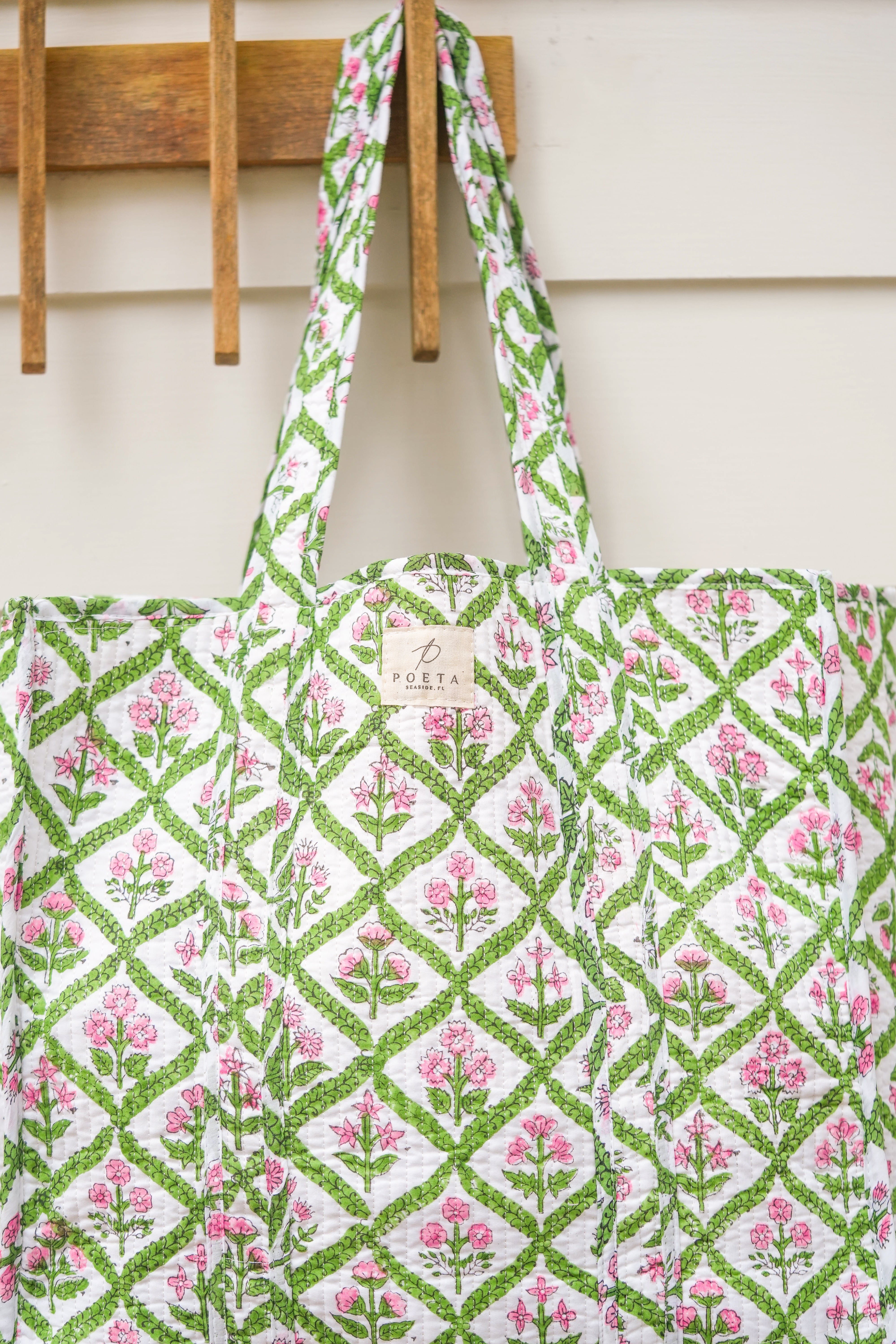 Garden Lattice Tote
