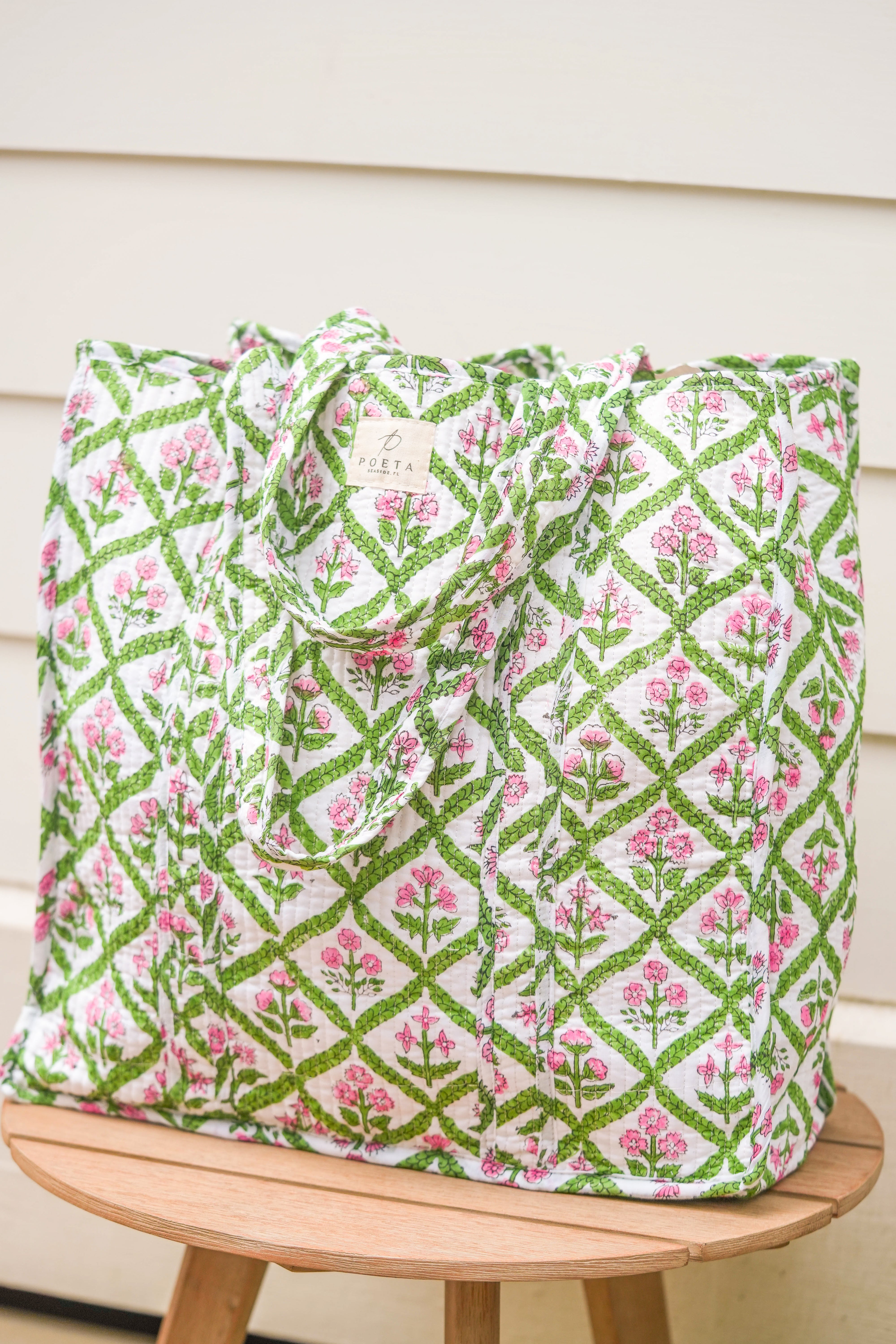 Garden Lattice Tote