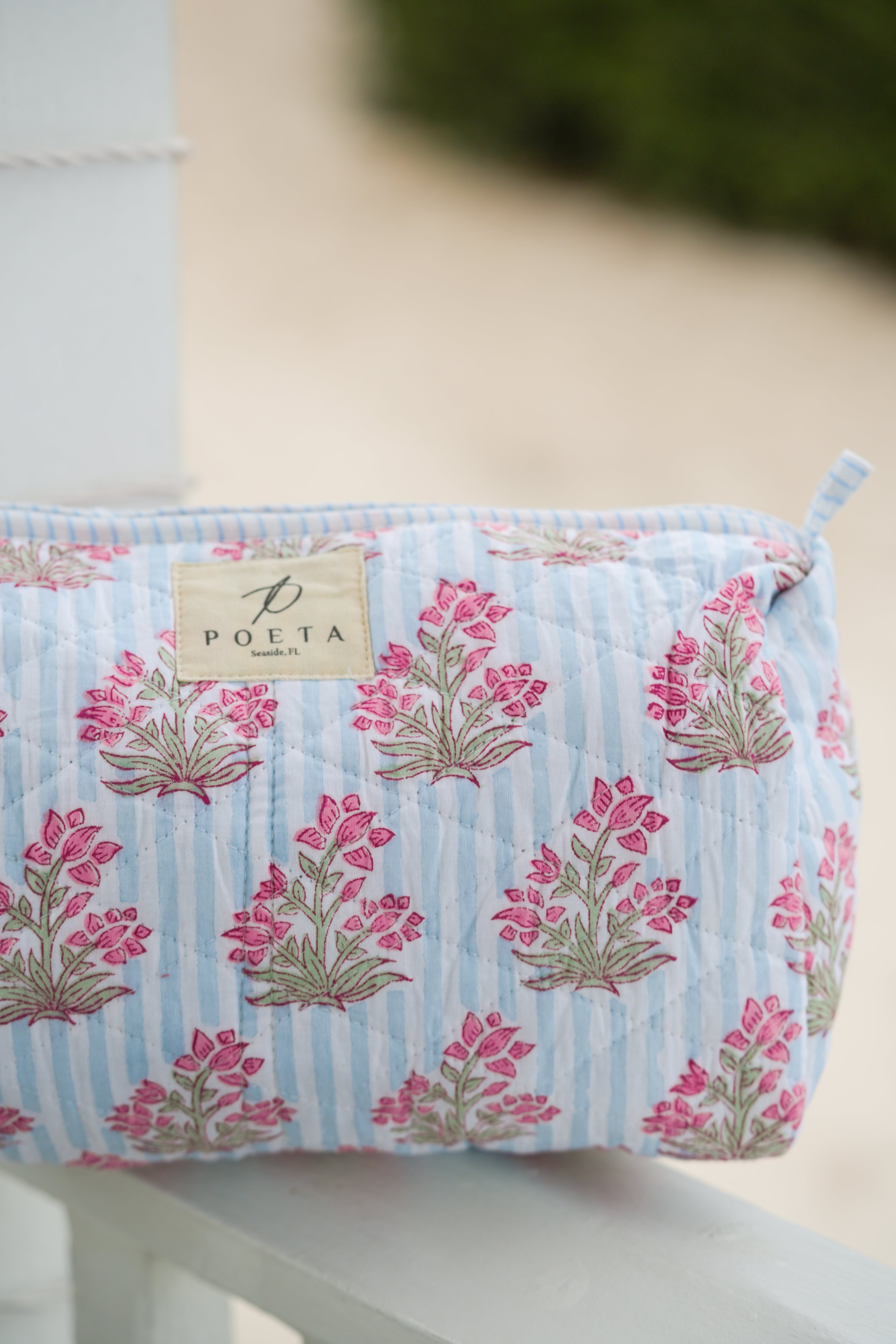 Blue Genoa Cosmetic Bag