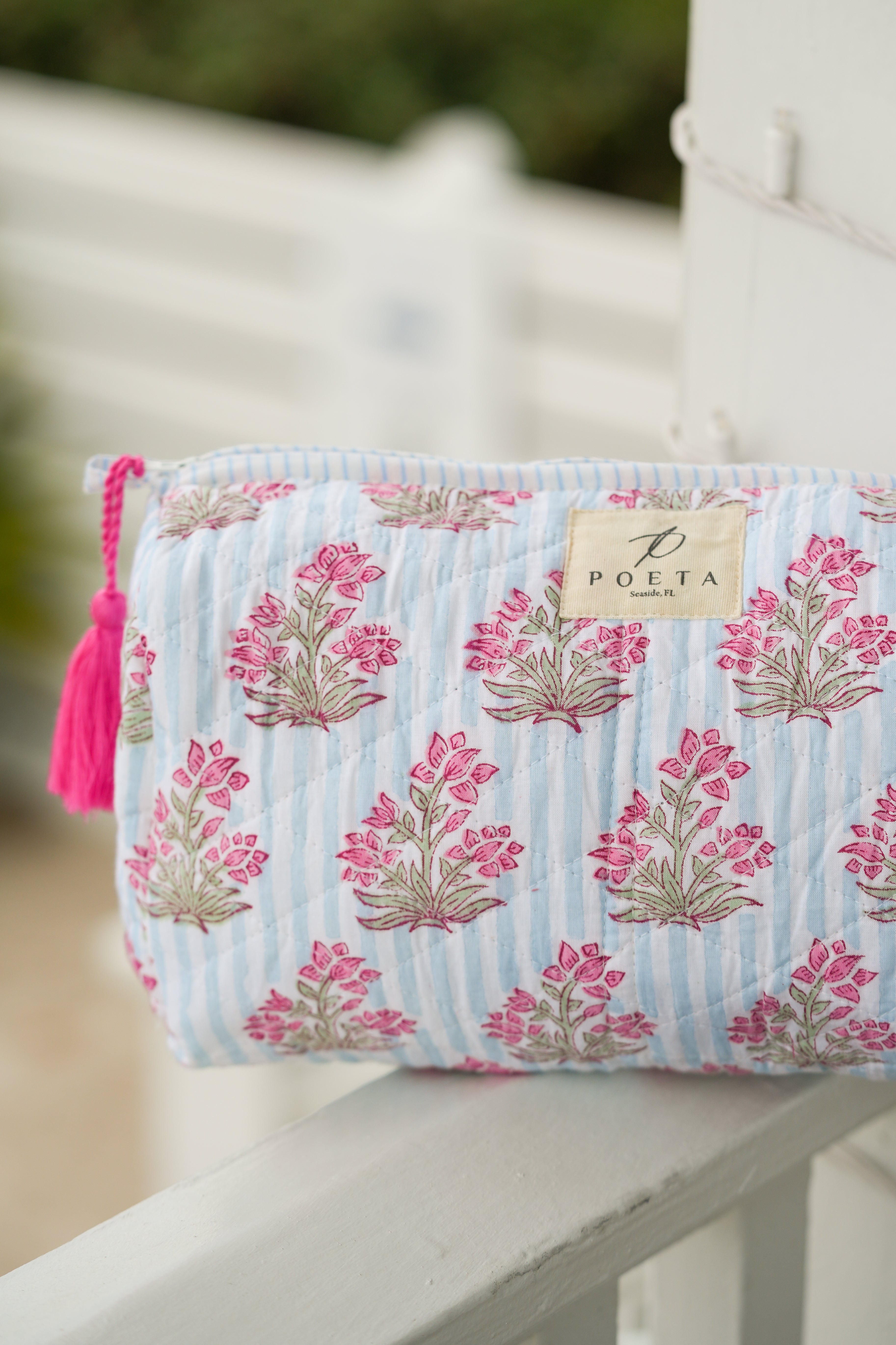 Blue Genoa Cosmetic Bag