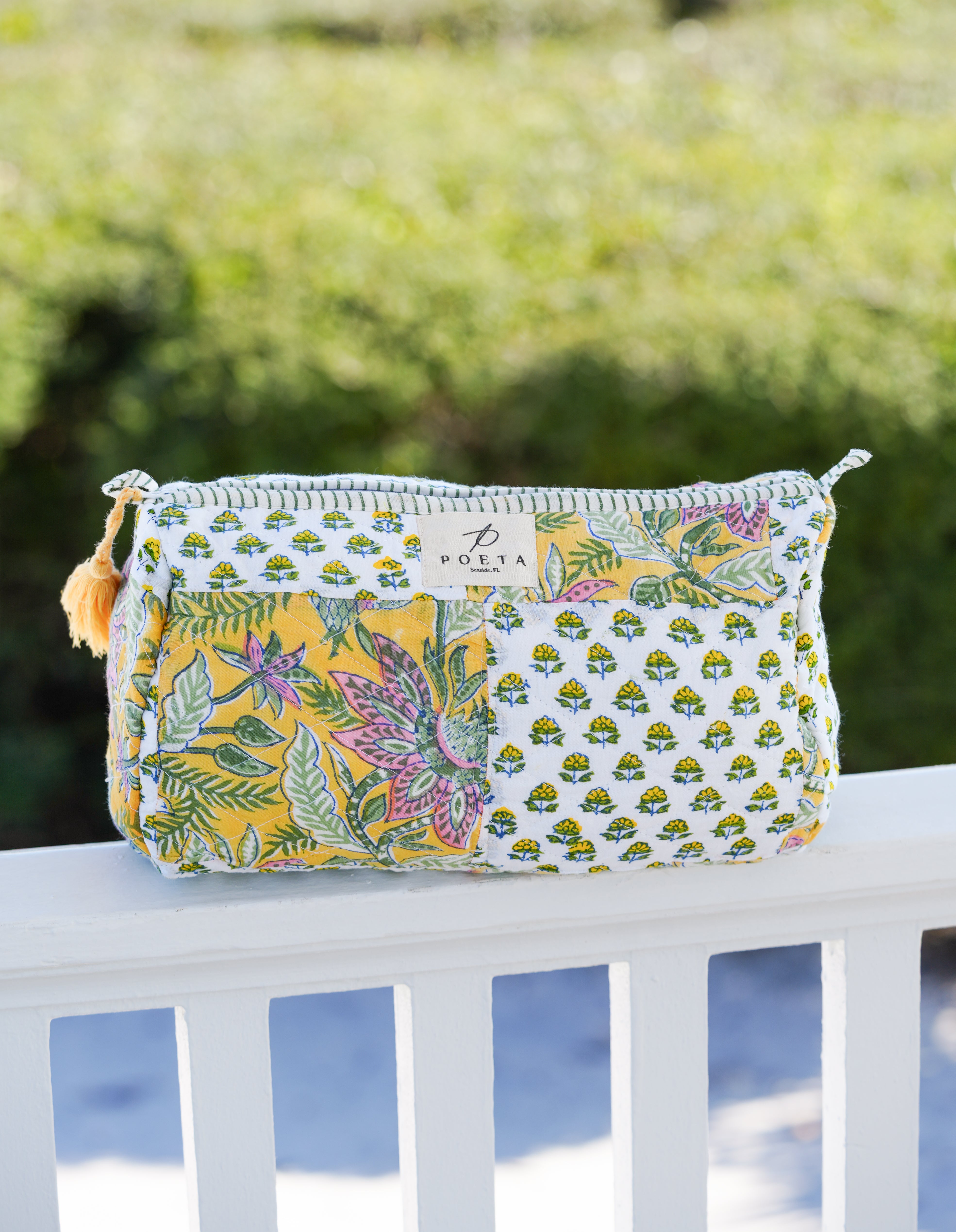 Primavera Patchwork Cosmetic Bag