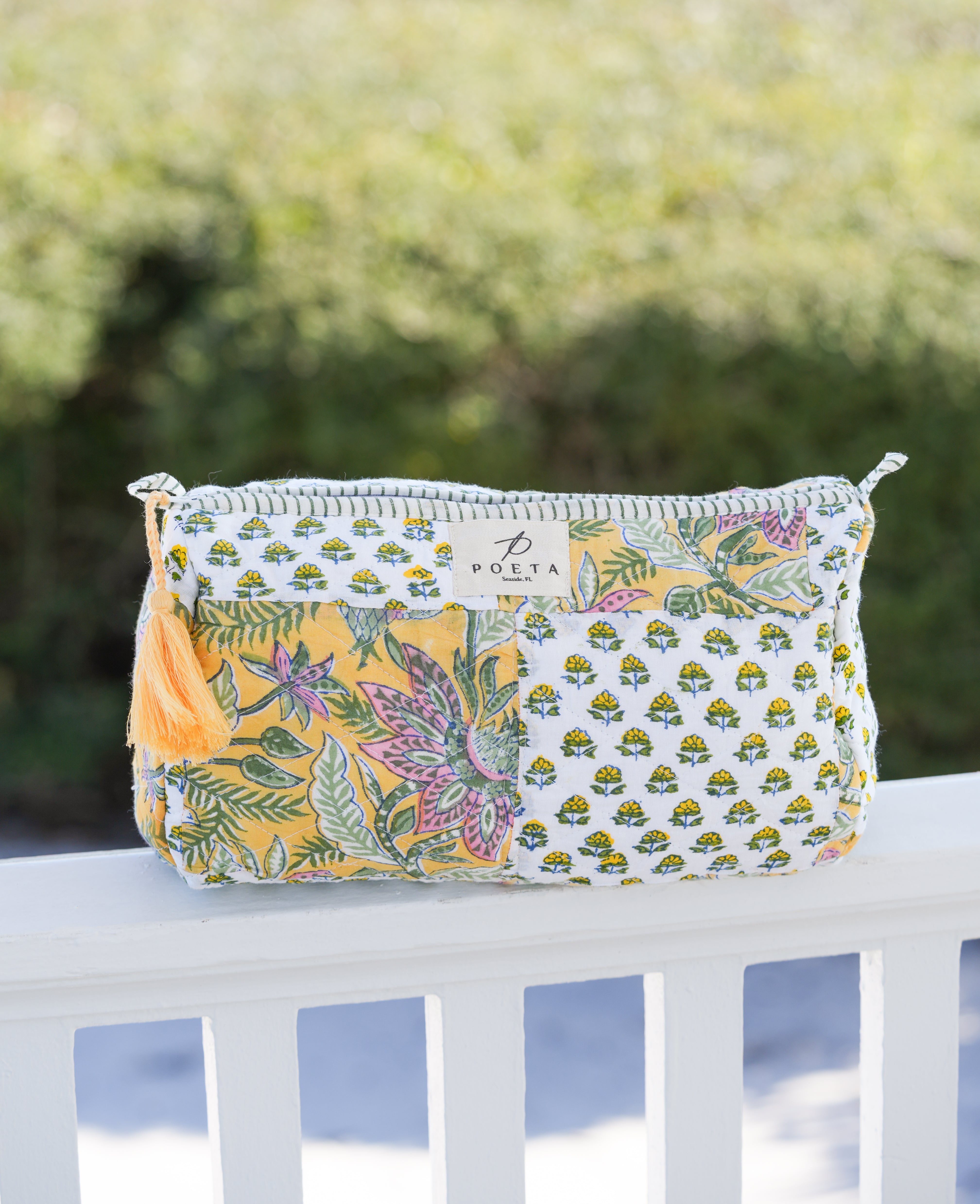 Primavera Patchwork Cosmetic Bag
