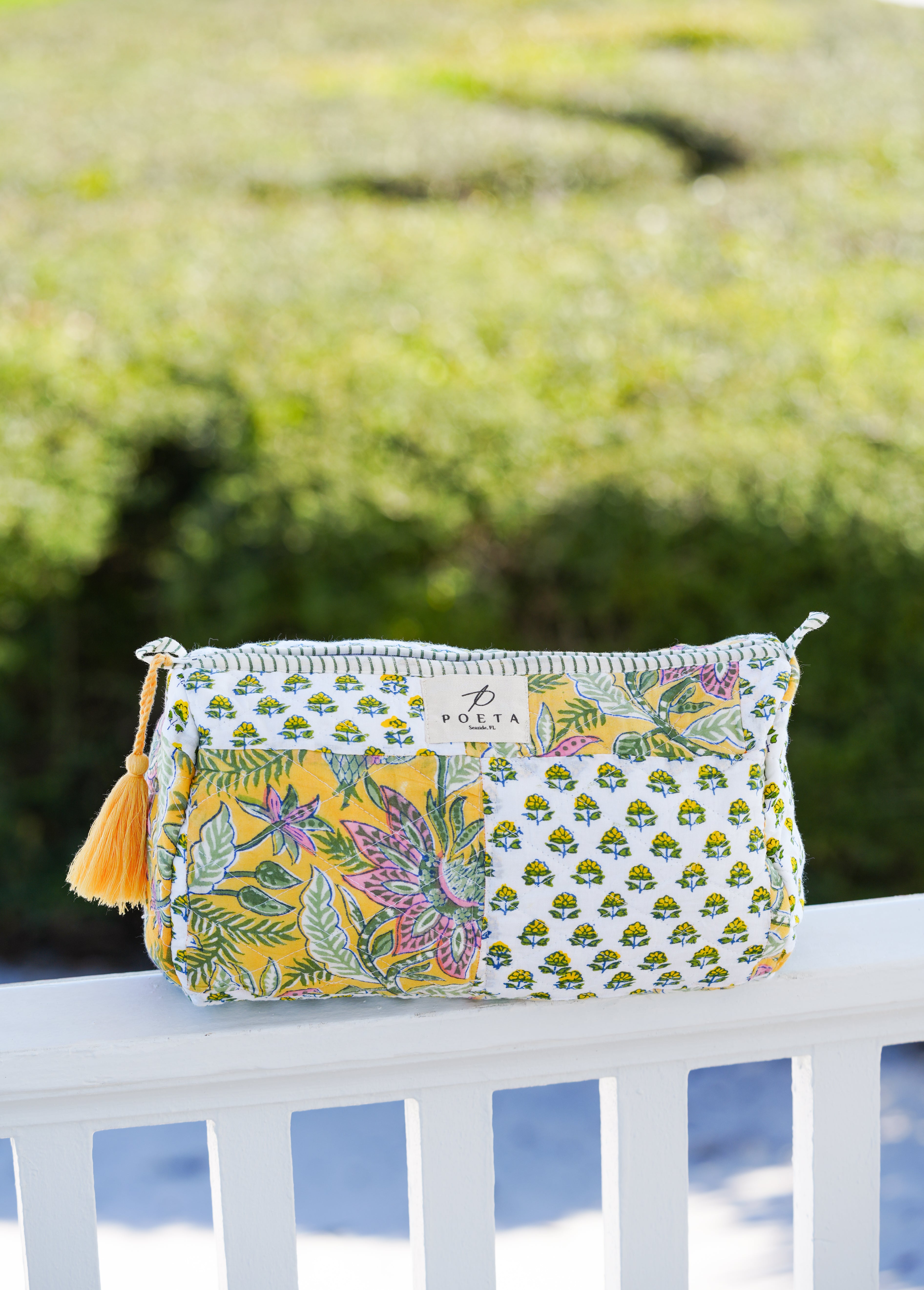 Primavera Patchwork Cosmetic Bag