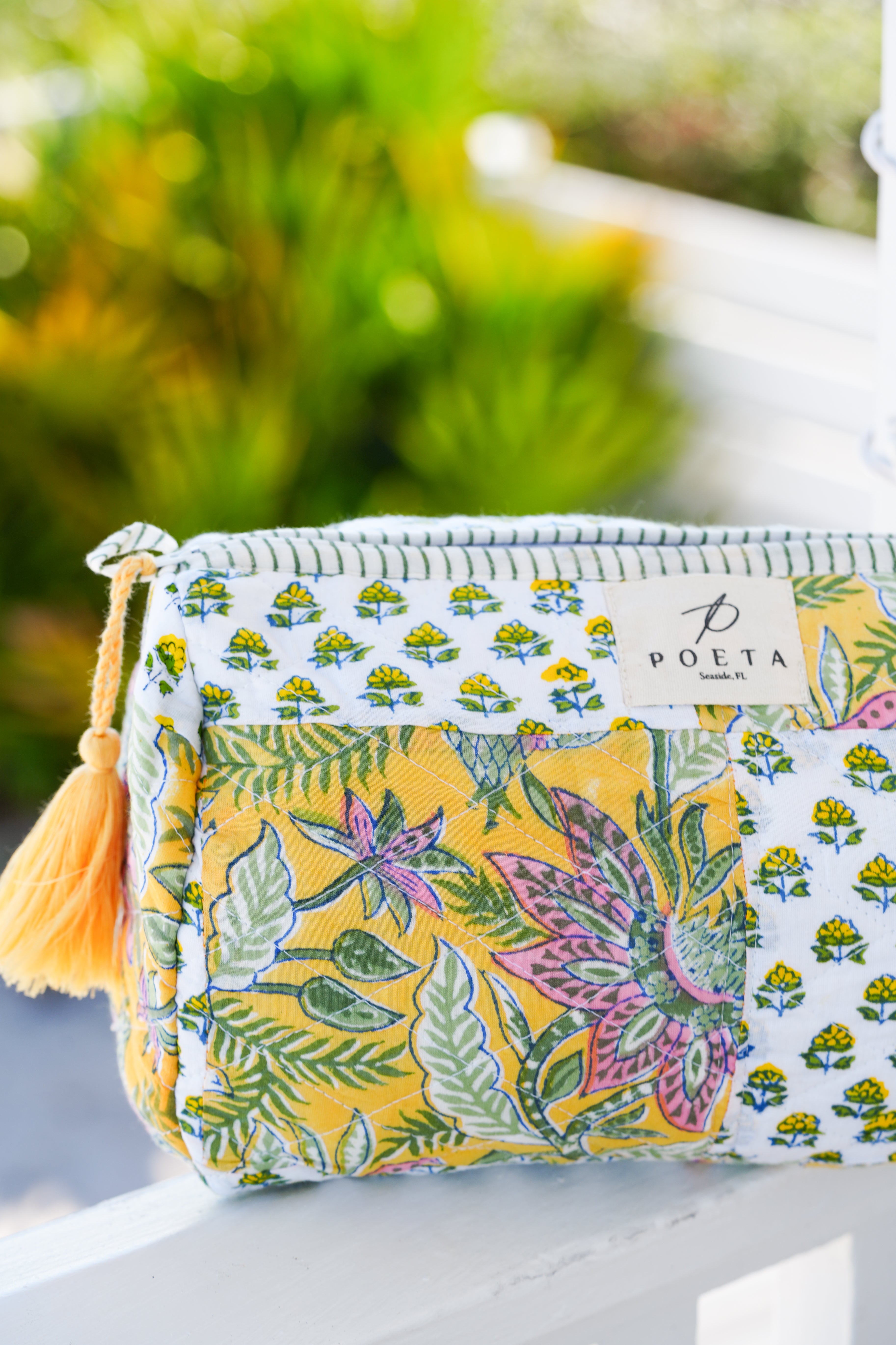 Primavera Patchwork Cosmetic Bag