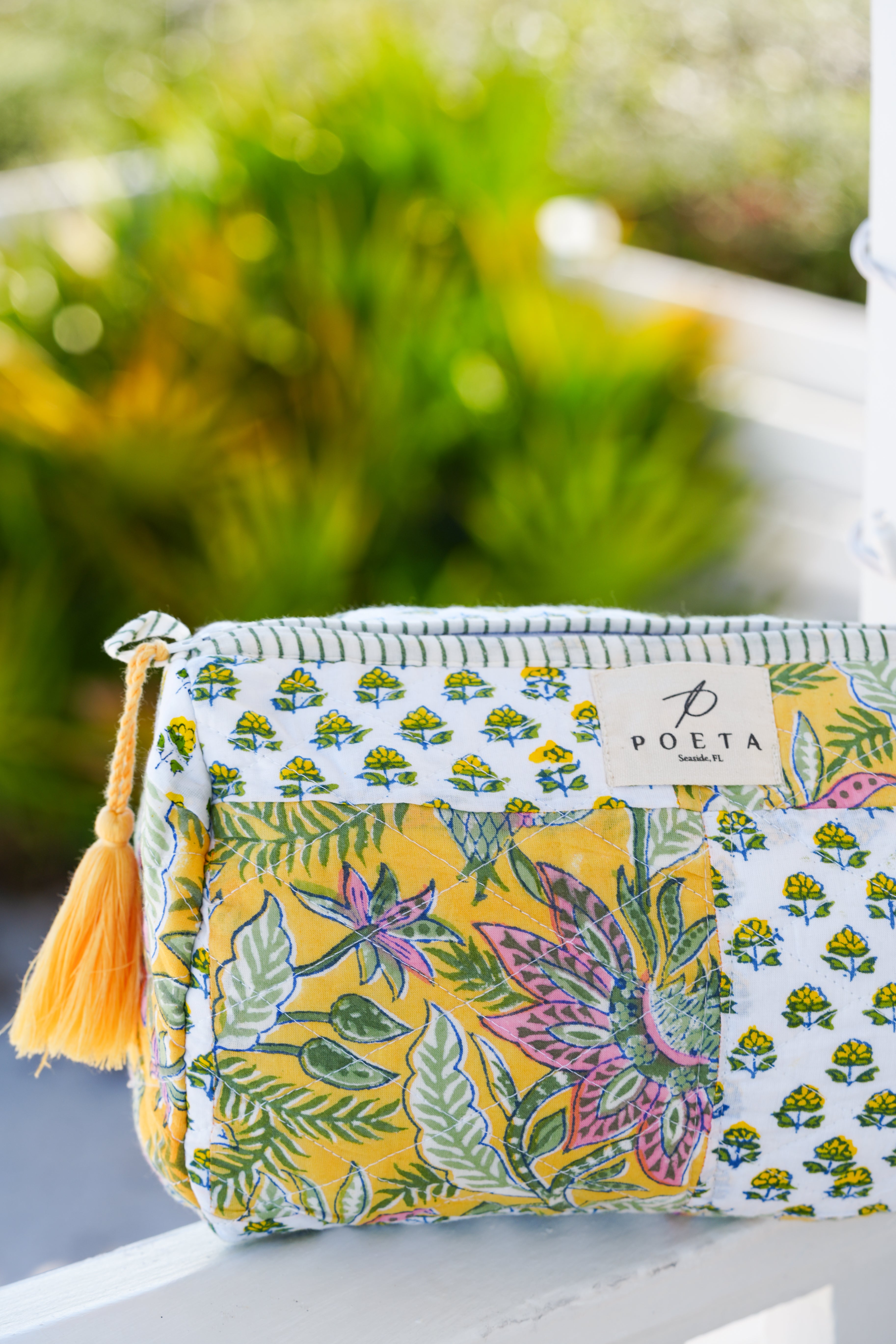 Primavera Patchwork Cosmetic Bag