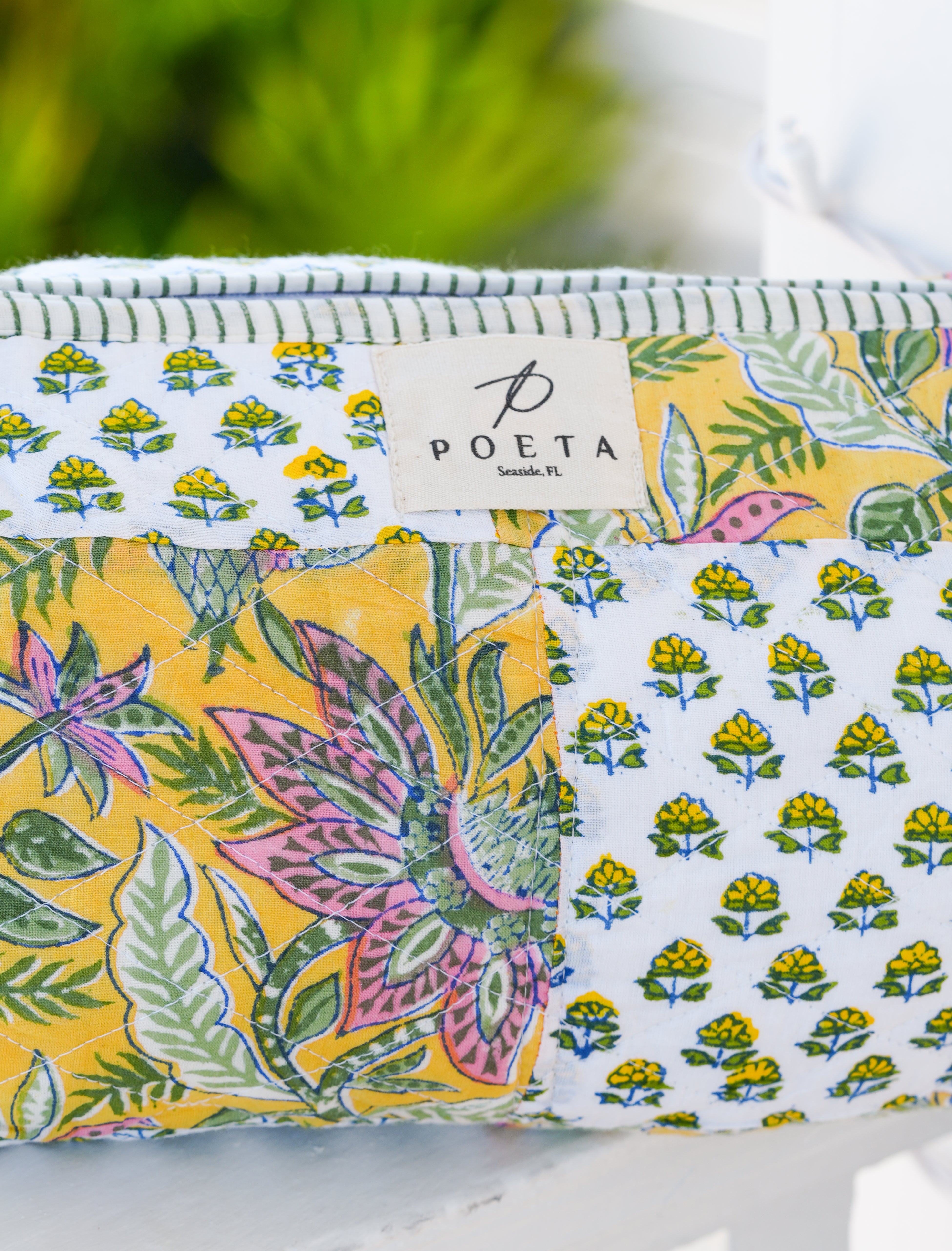 Primavera Patchwork Cosmetic Bag