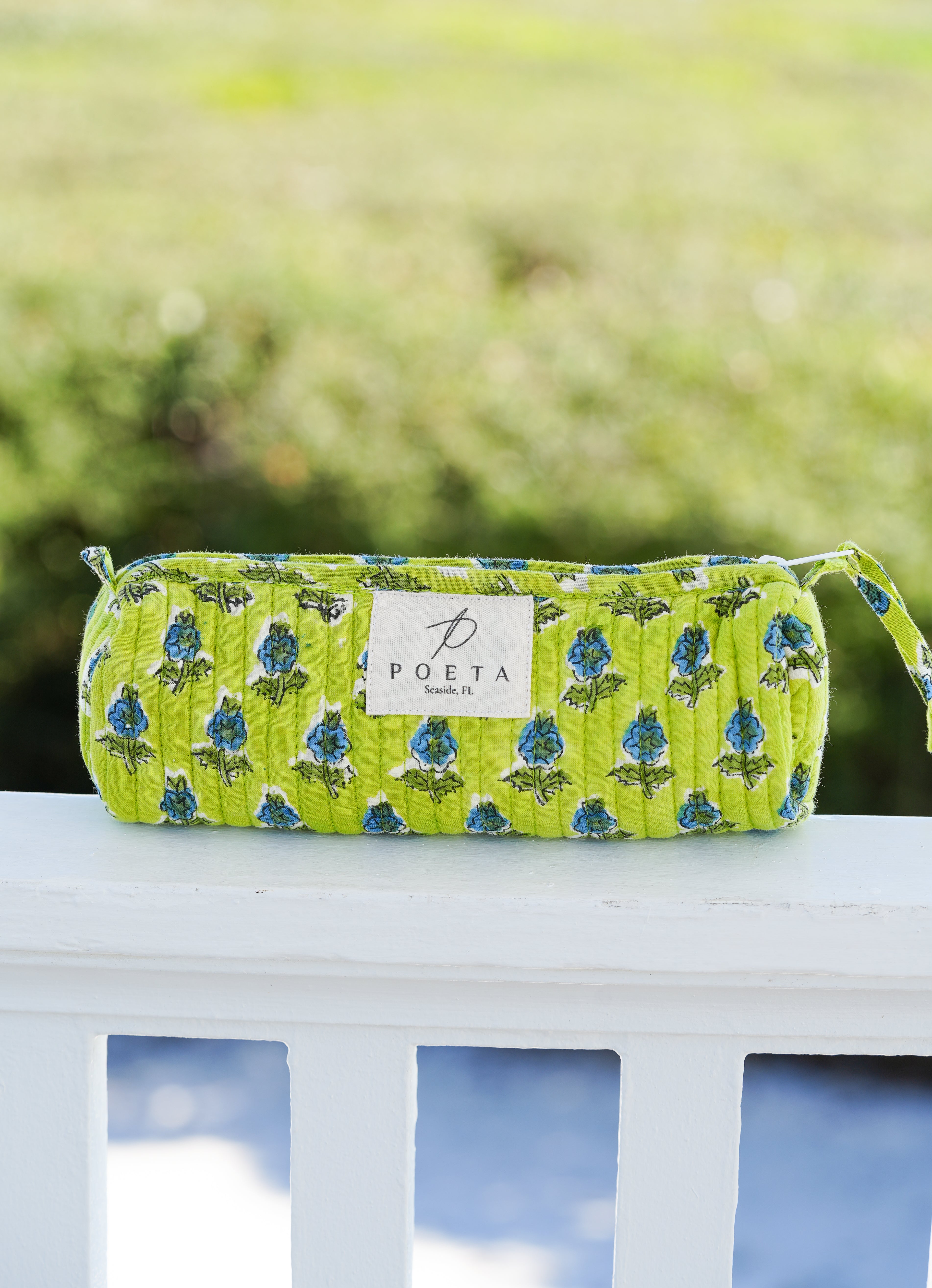 Lime Pisa Pencil Pouch