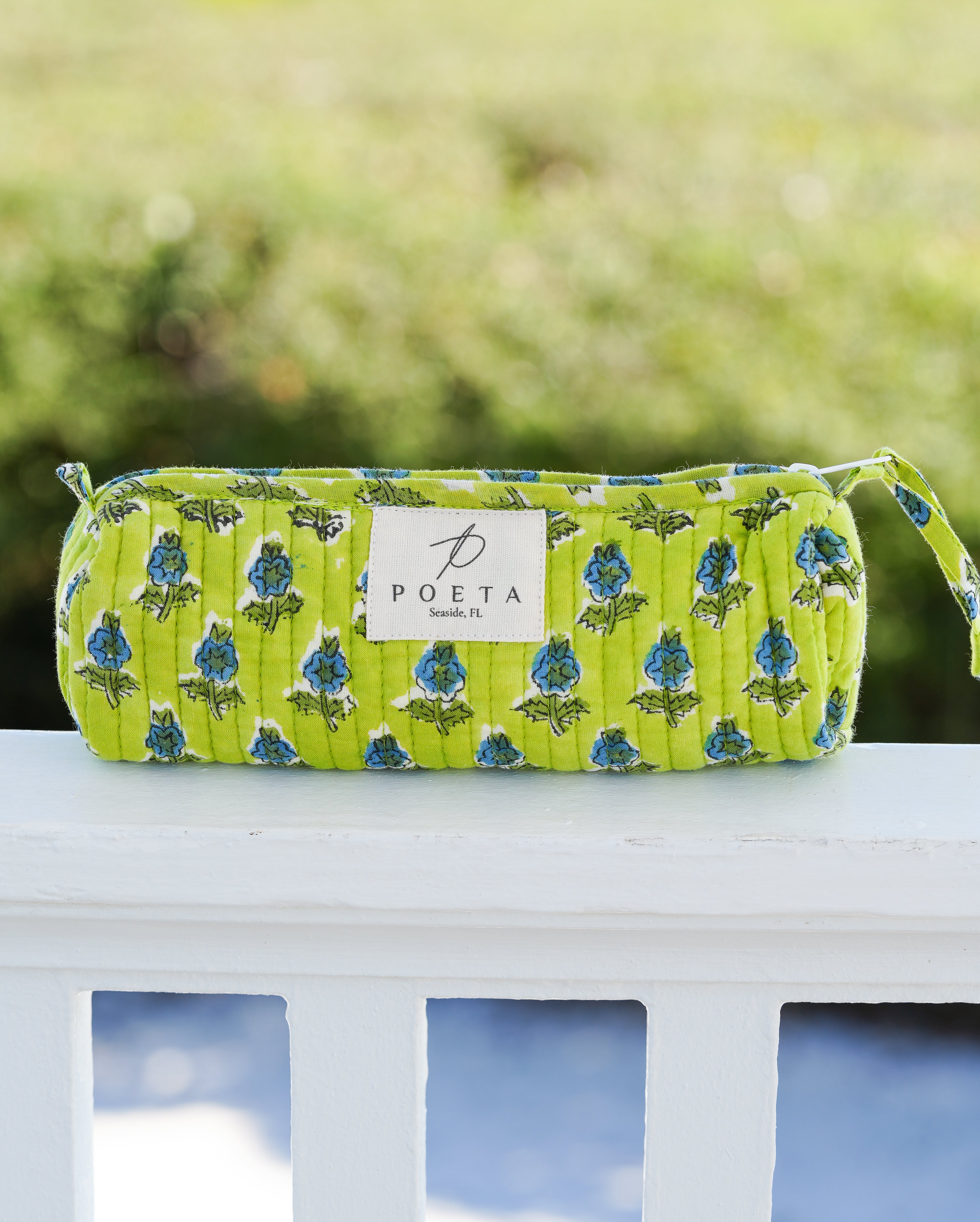 Lime Pisa Pencil Pouch