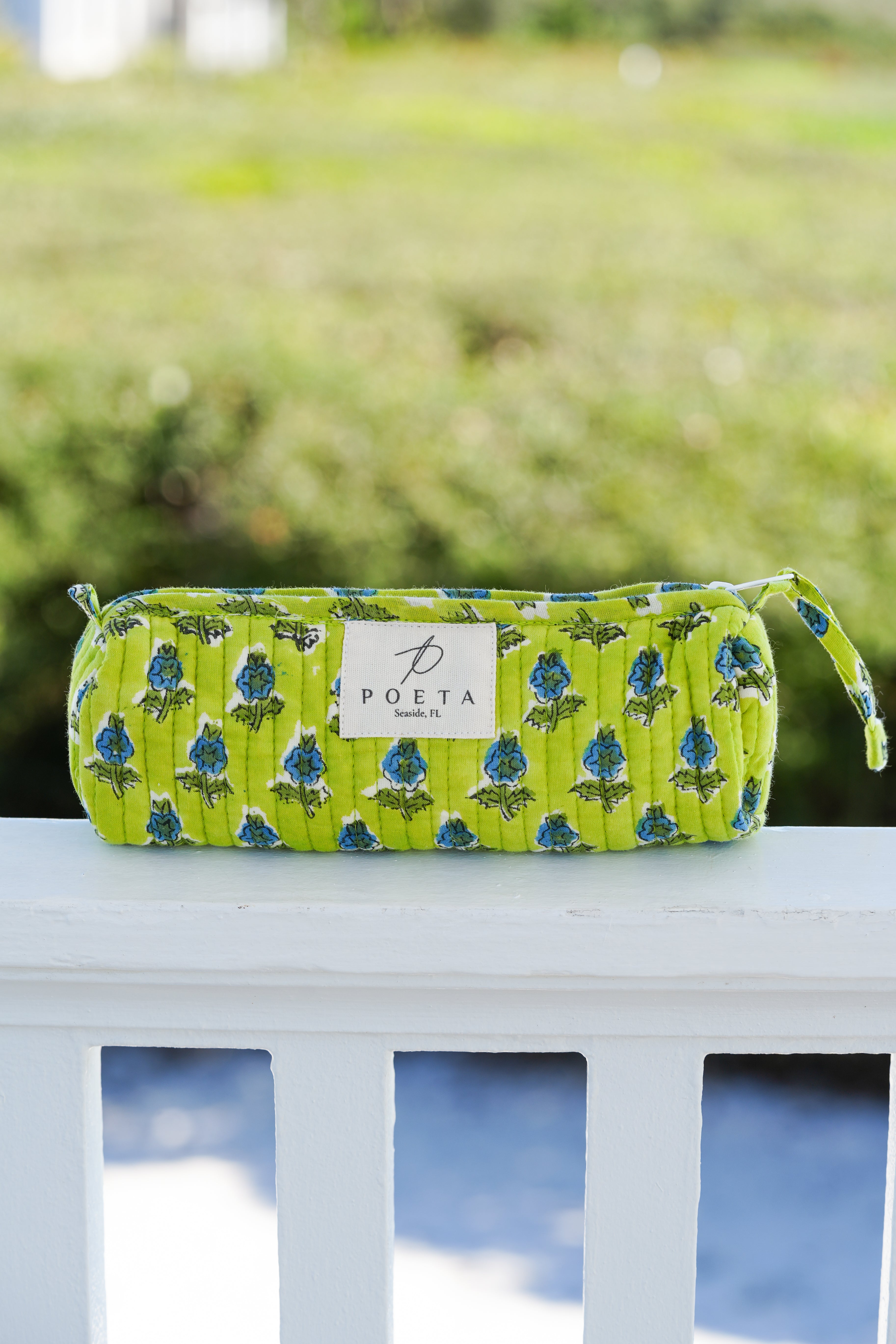 Lime Pisa Pencil Pouch