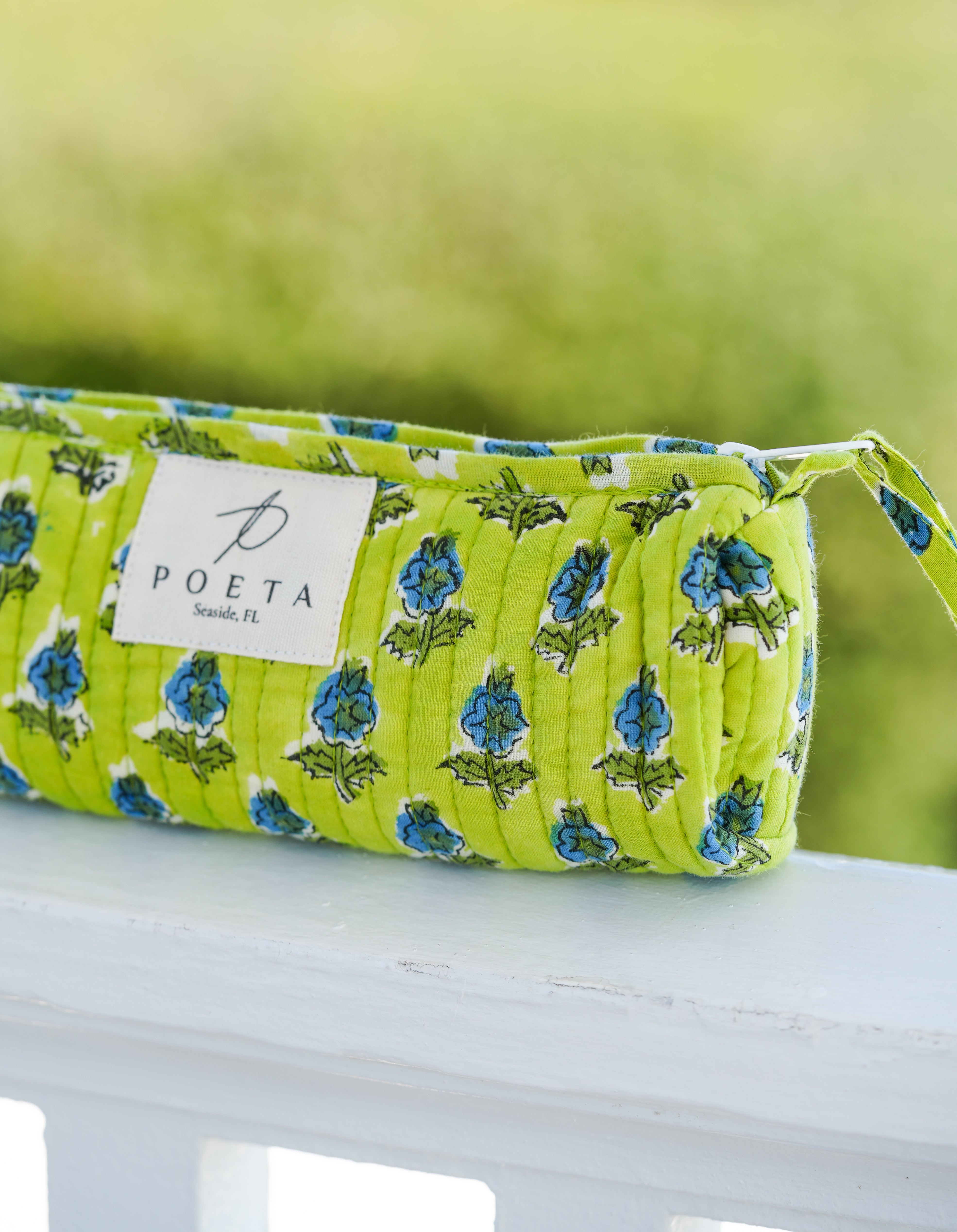 Lime Pisa Pencil Pouch