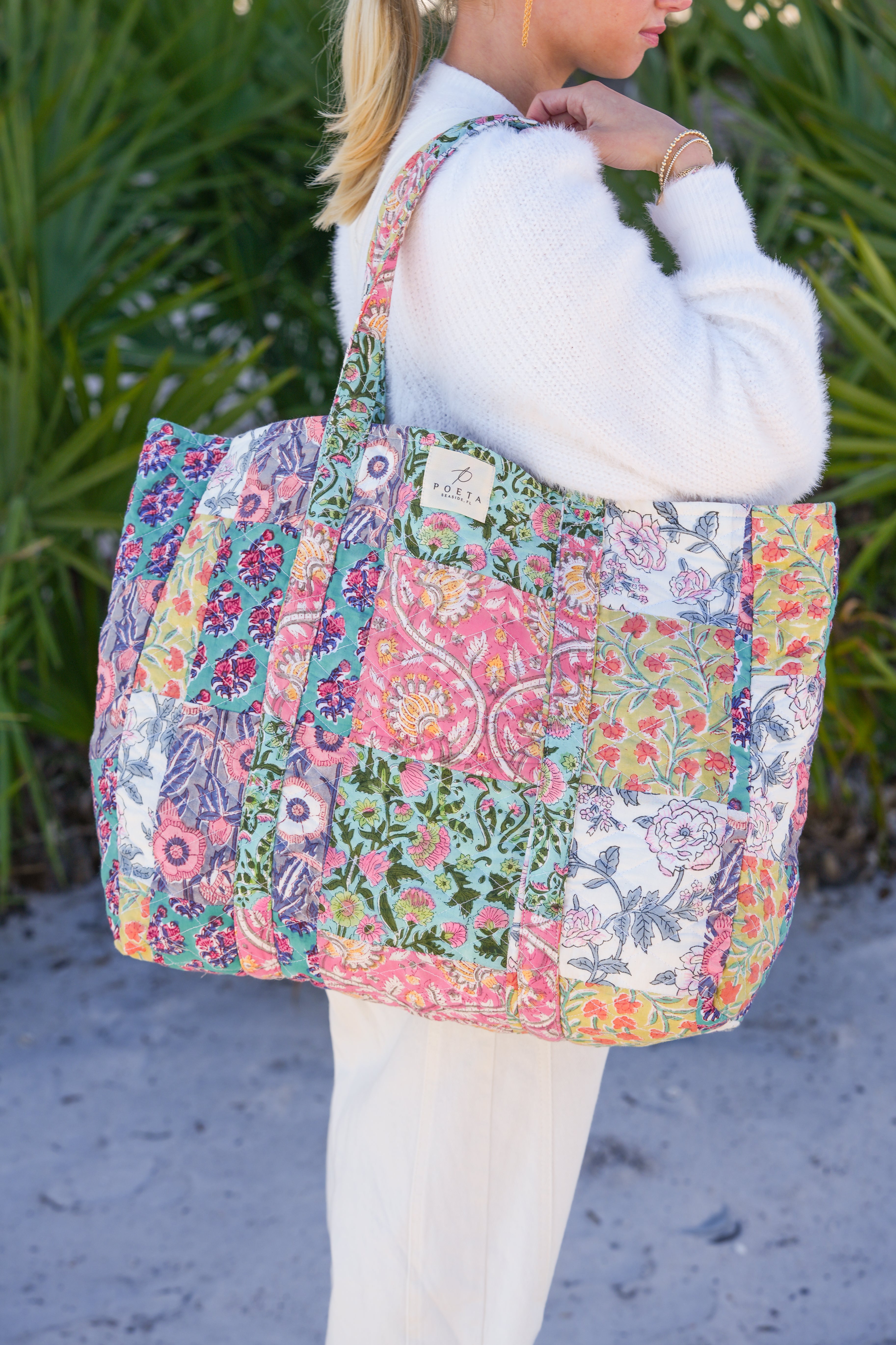 Luna Patchwork Tote
