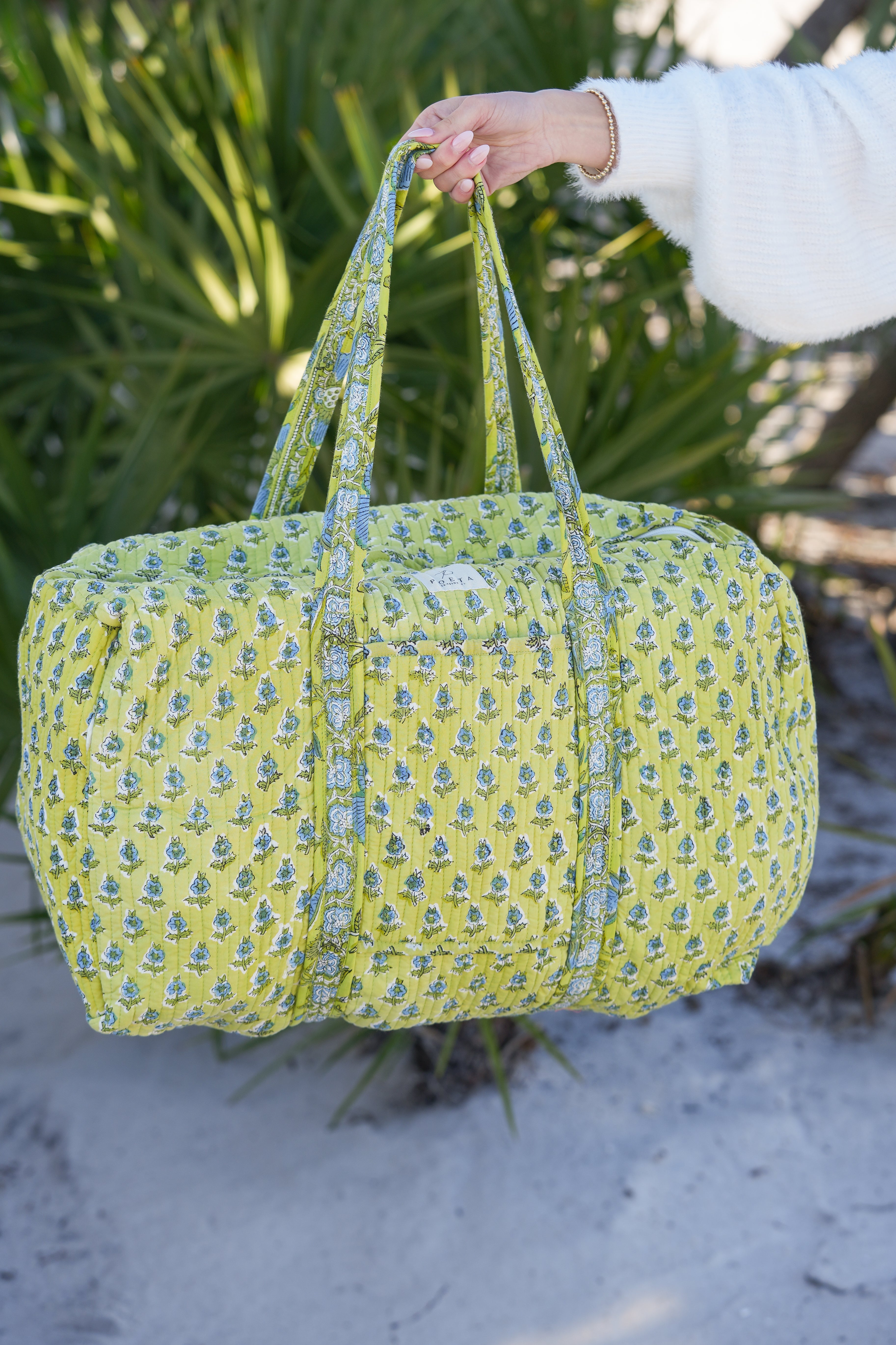 Lime Pisa Duffel Bag