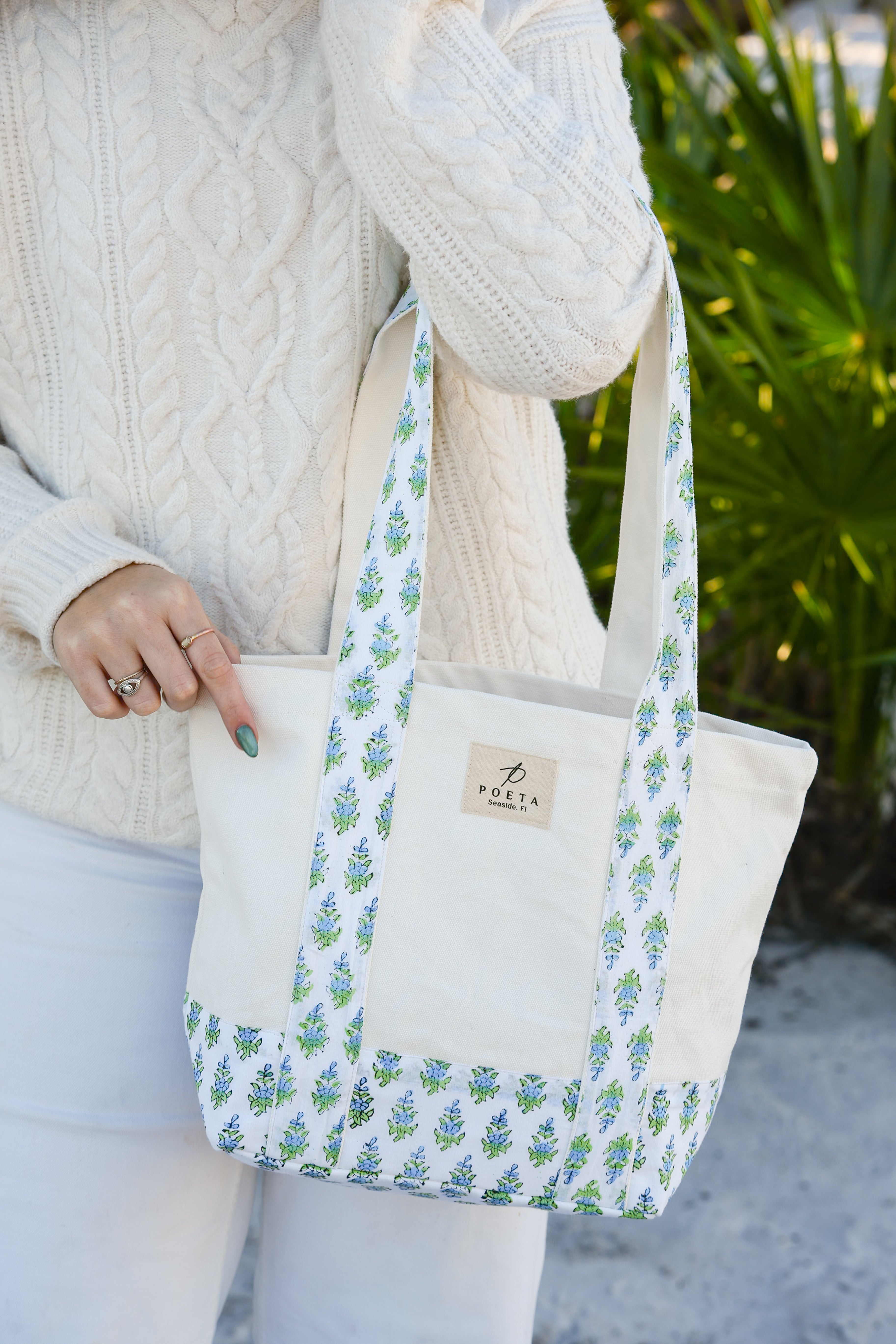 Elle Canvas Tote - Small