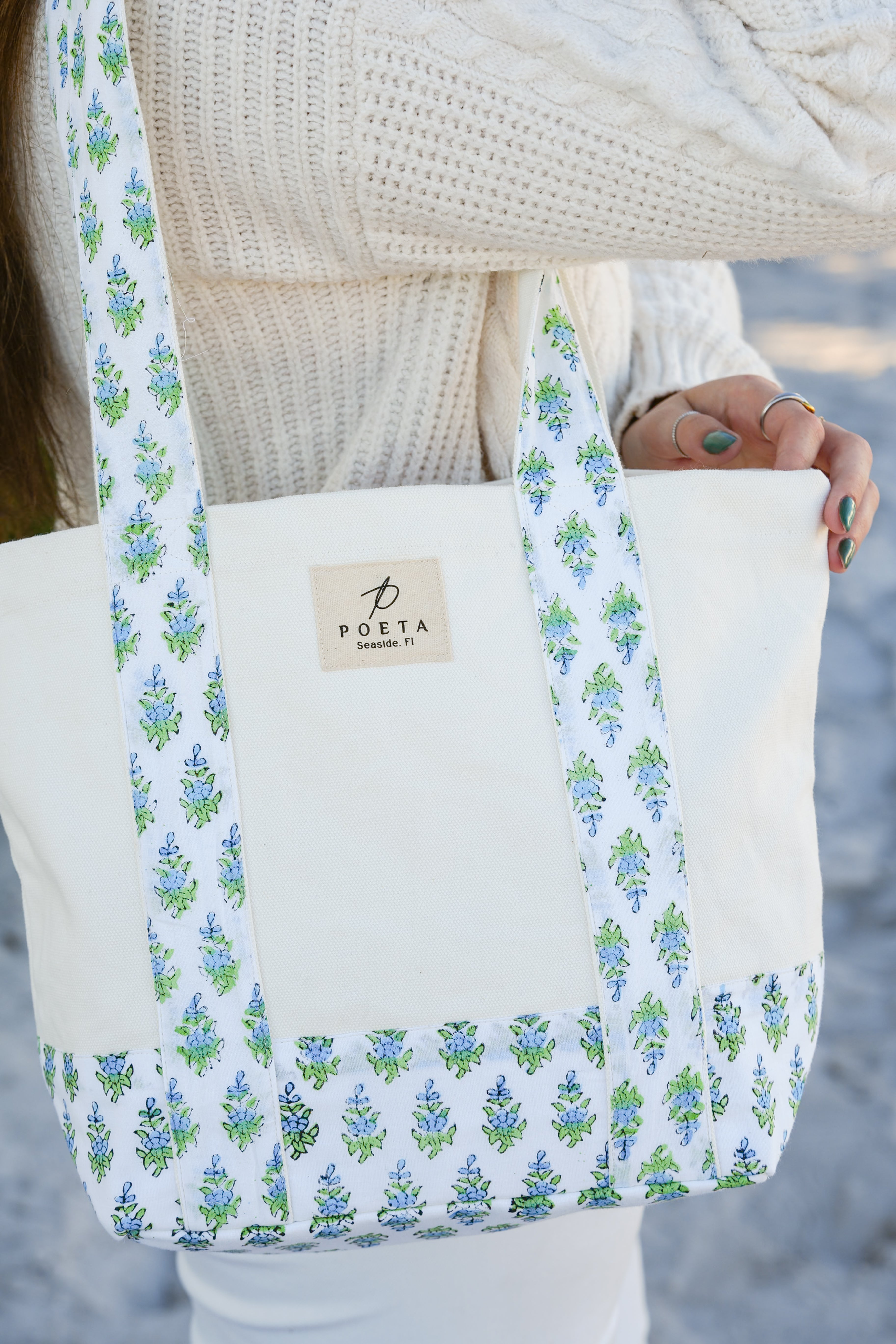 Elle Canvas Tote - Small