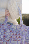 Violet Patchwork Tote