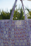 Violet Patchwork Tote