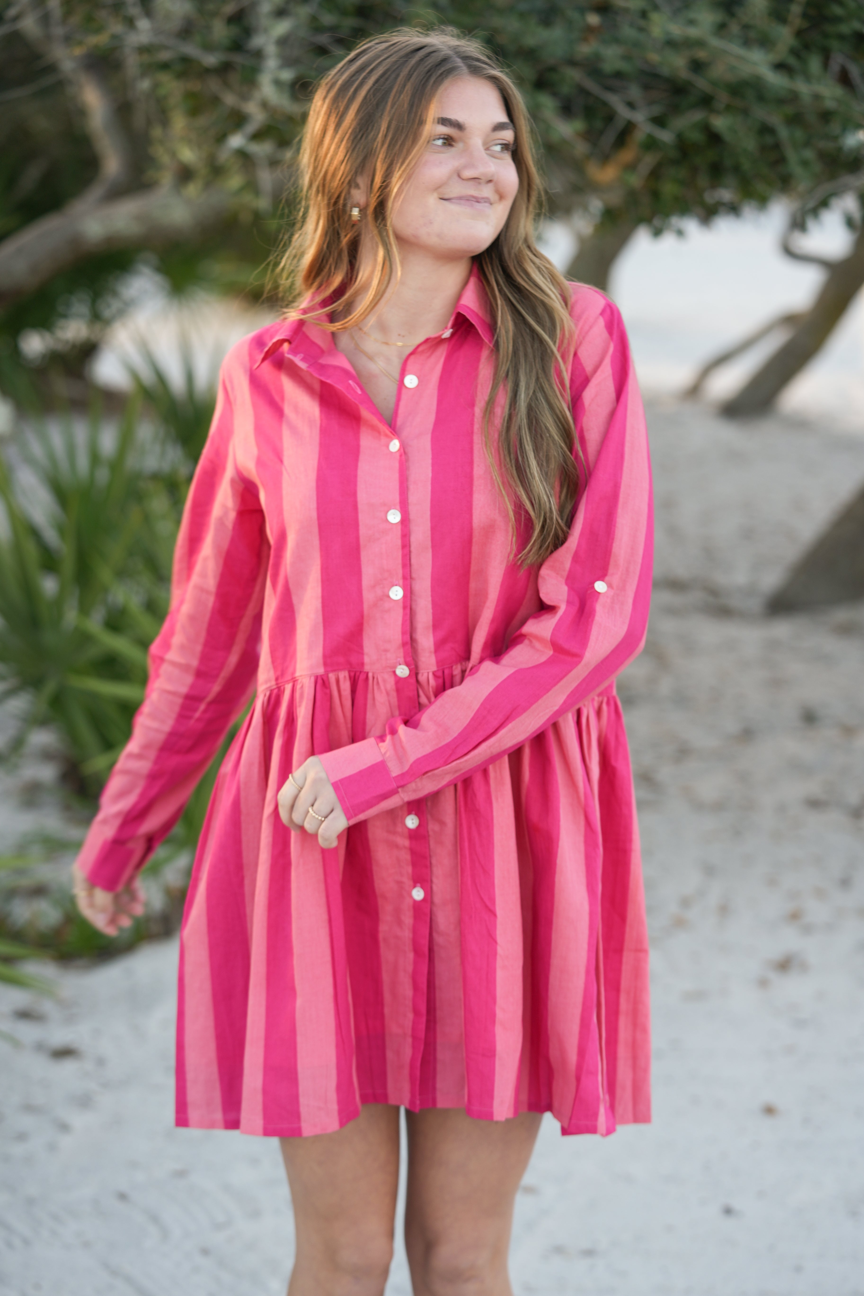 Sunrise Stripes Dress