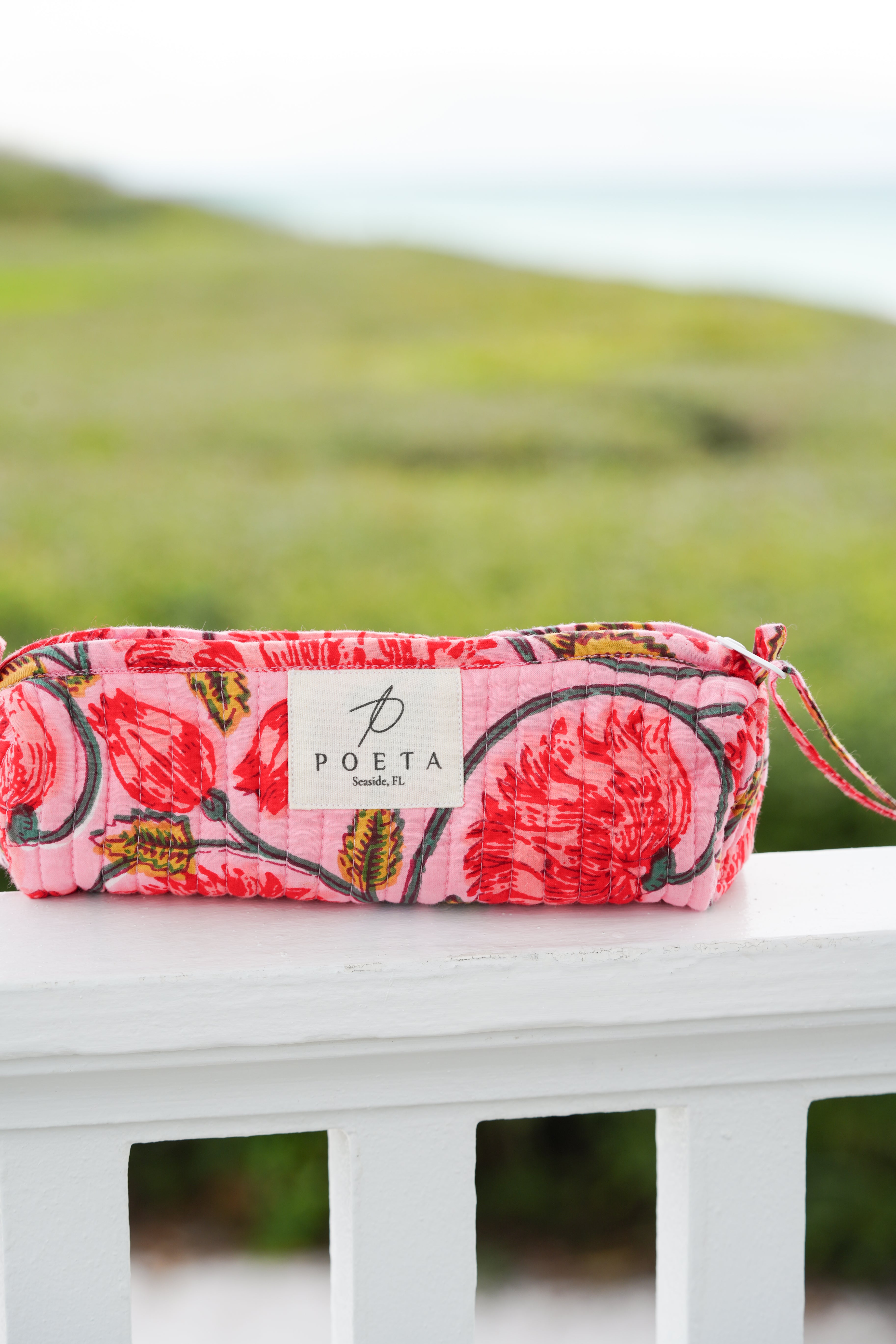 Pink Garden Pencil Pouch