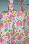 Pink Dandelion Tote