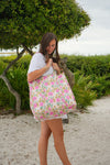 Pink Dandelion Tote