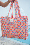 Citrus Zipper Tote